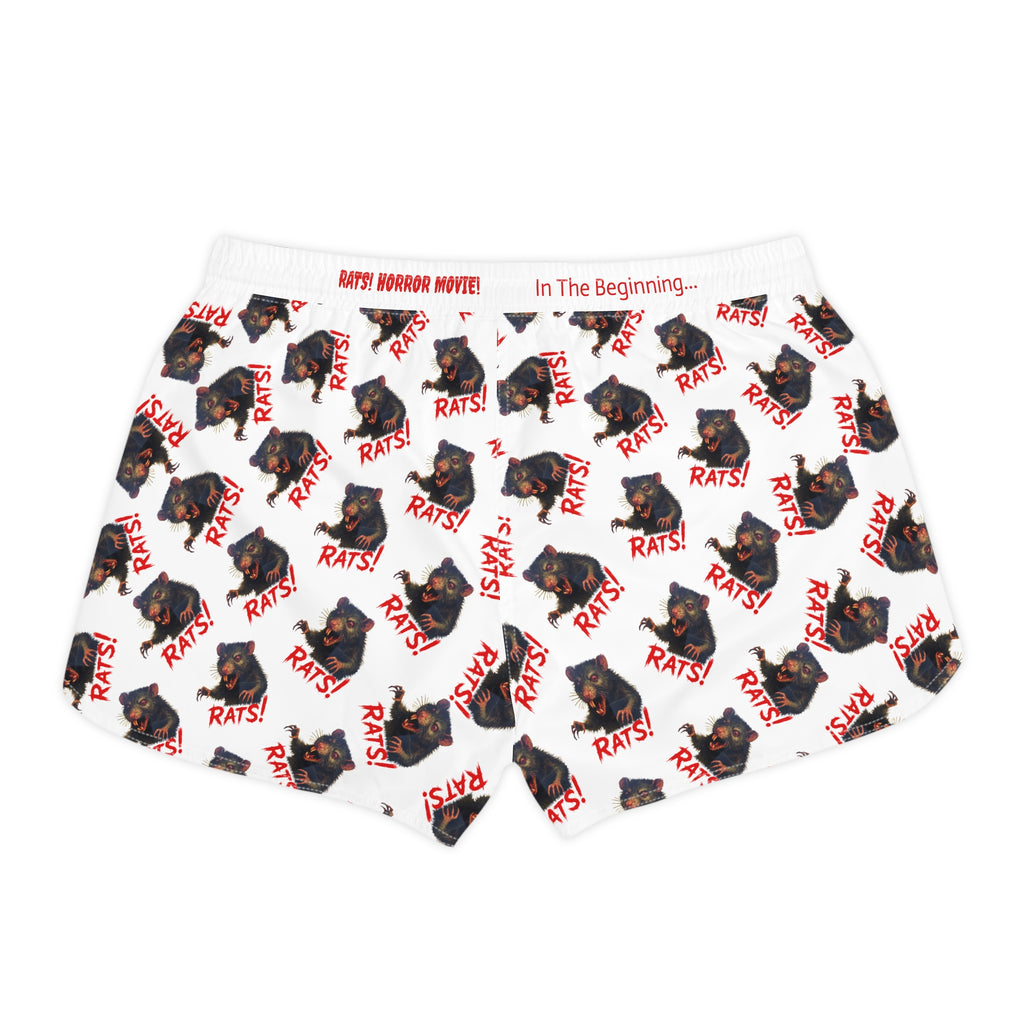 RAW: "RAT" (Multi) - Women's Casual Shorts - White