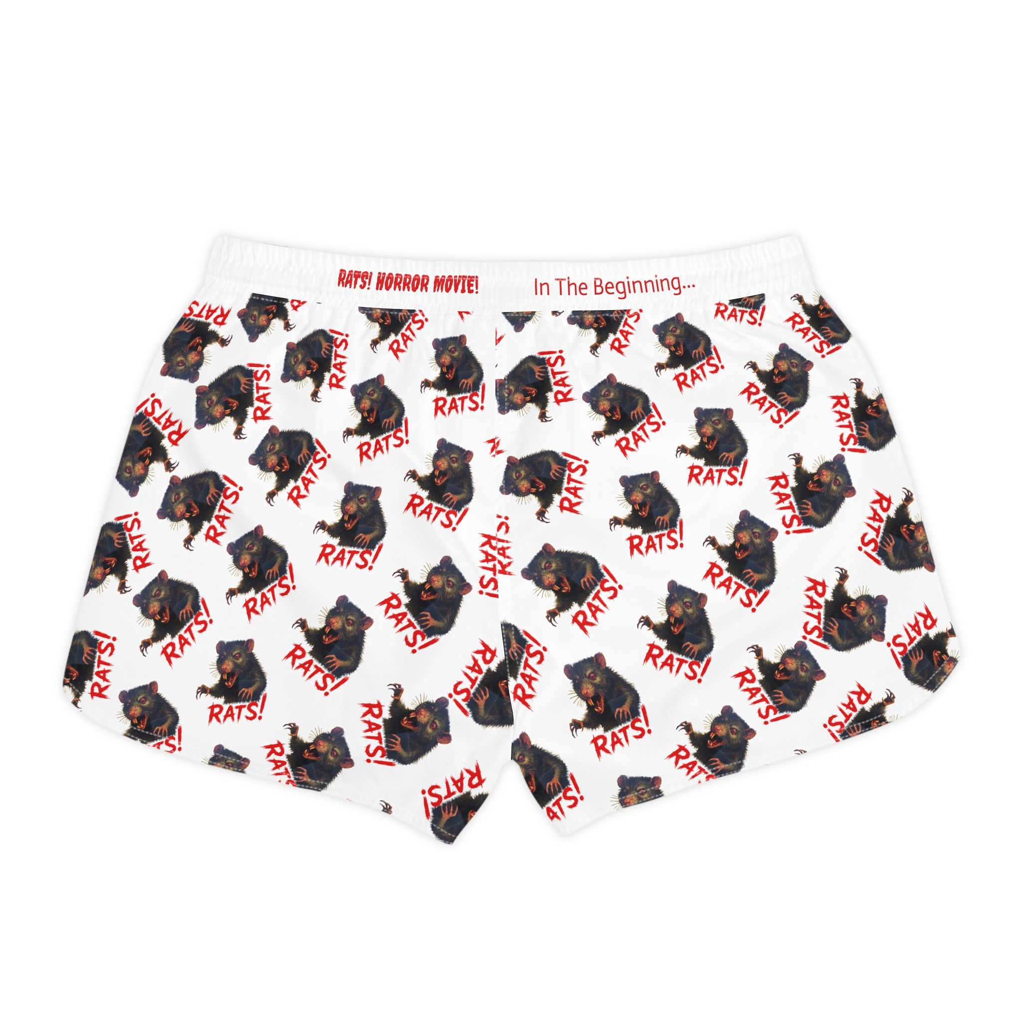 RAW: "RAT" (Multi) - Women's Casual Shorts - White