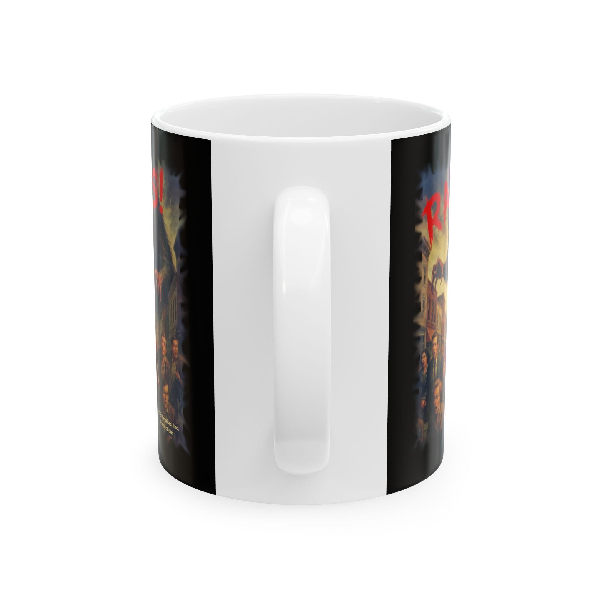RMG: "Fear the Rats! Embrace the Horror!/RATS! Logo" - Ceramic Mug (11oz, 15oz)