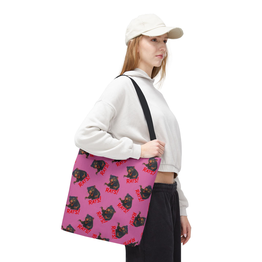 RTB: "RAT" (Multi) - Tote Bag - Pink