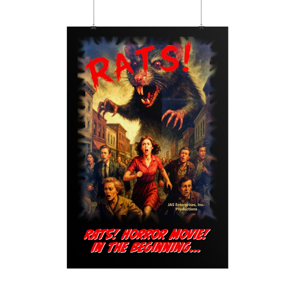 RRP: "RATS!" Movie Title Logo - Rolled Poster