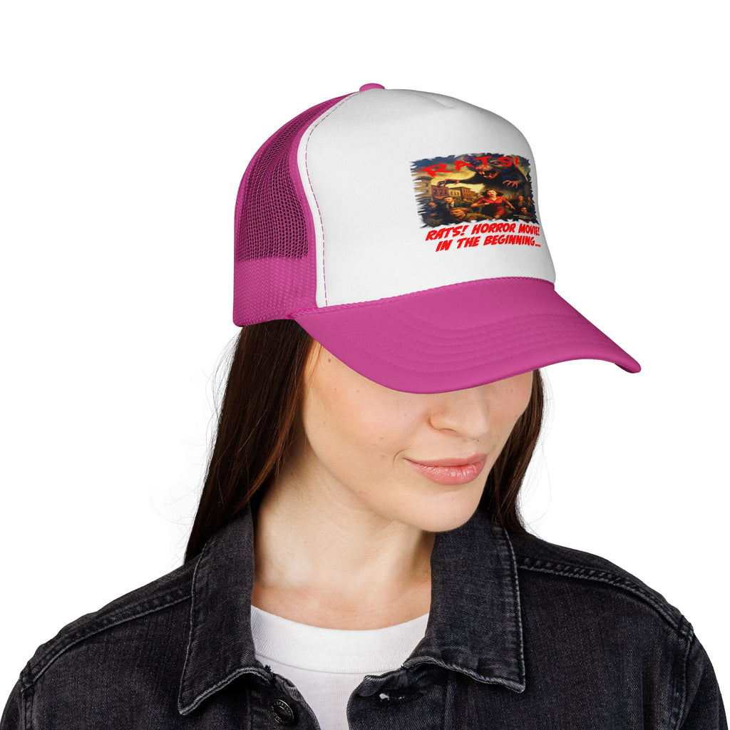 RHT: "RATS!" - Movie Title Logo - Trucker Cap
