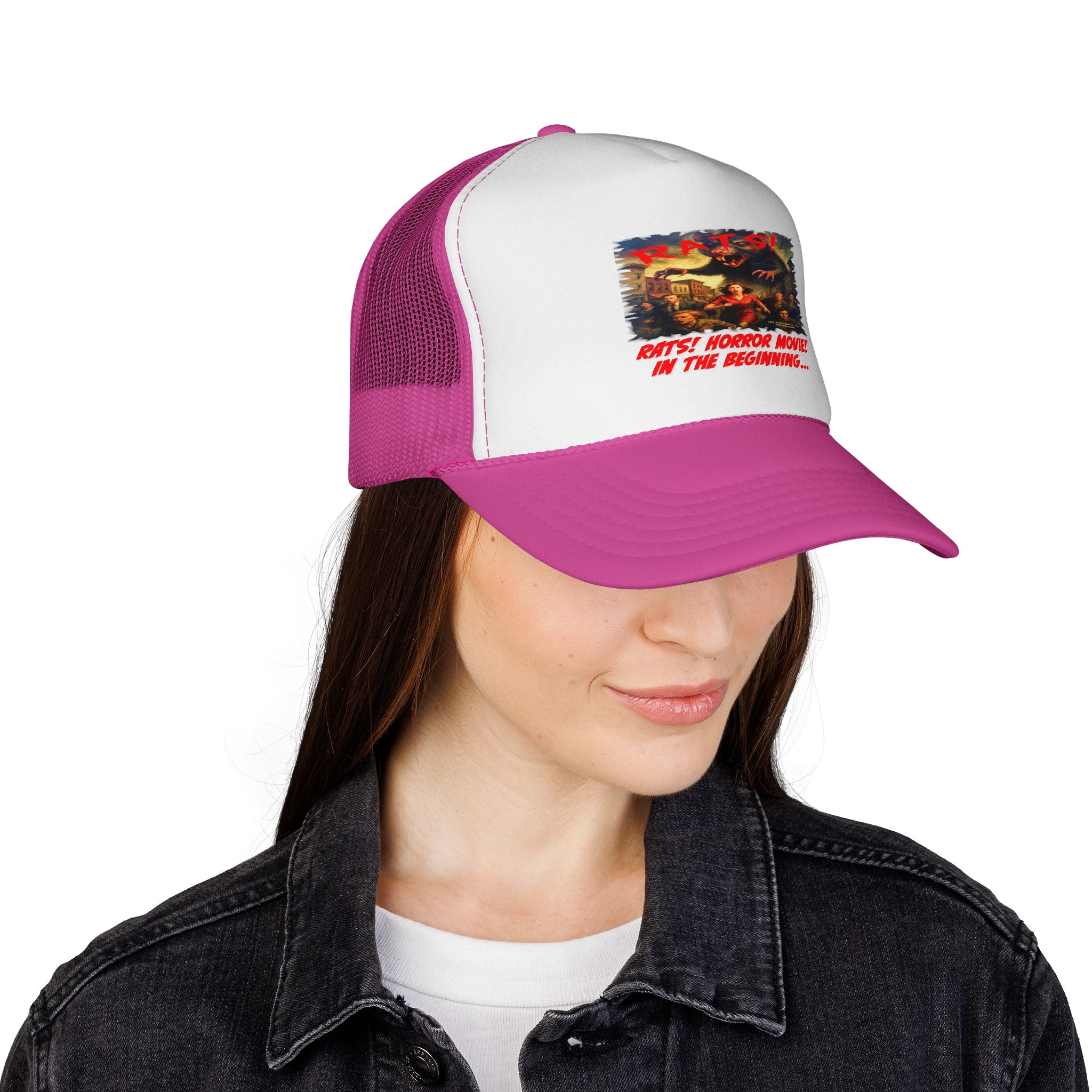 RHT: "RATS!" - Movie Title Logo - Trucker Cap