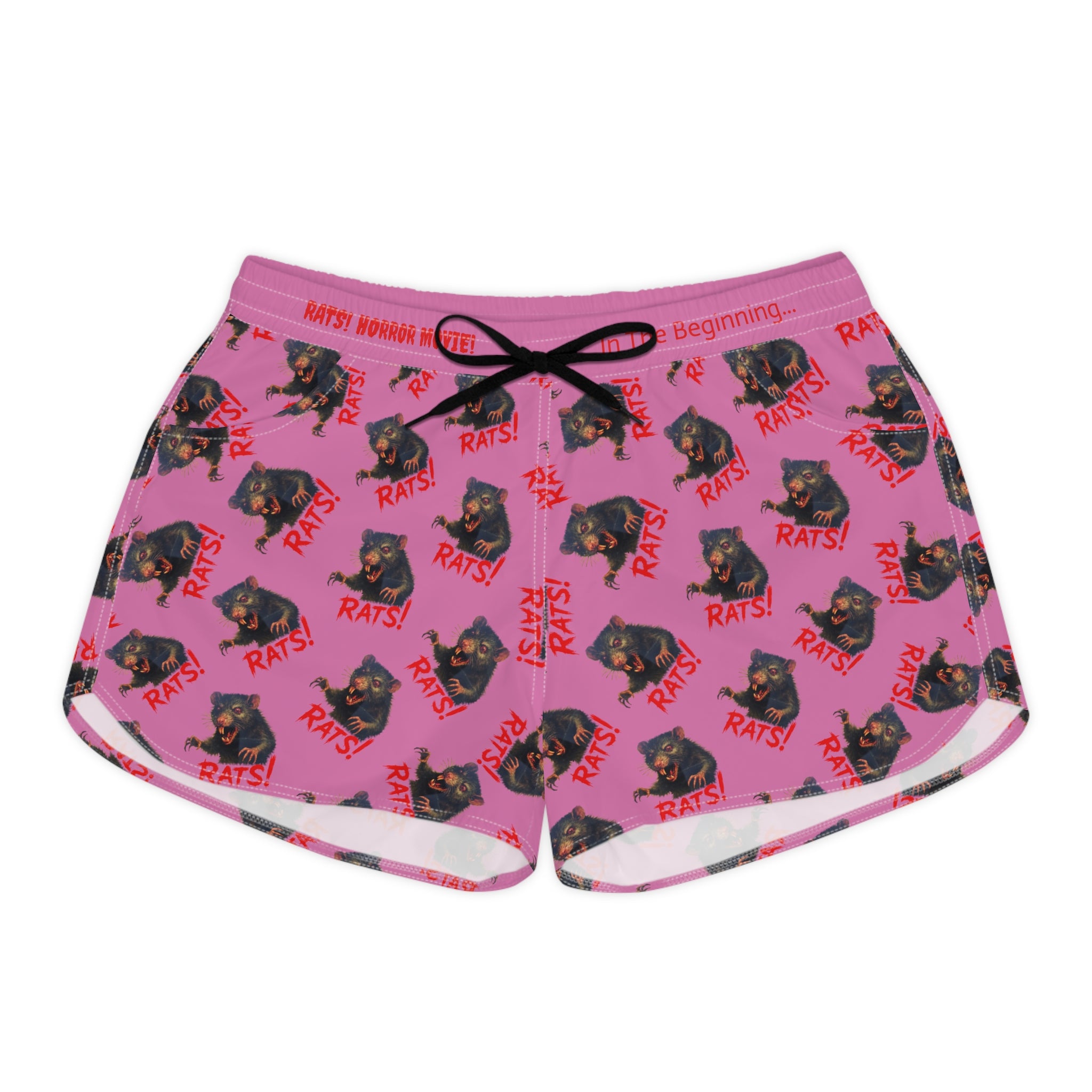 RAW: "RAT" (Multi) - Women's Casual Shorts - Pink