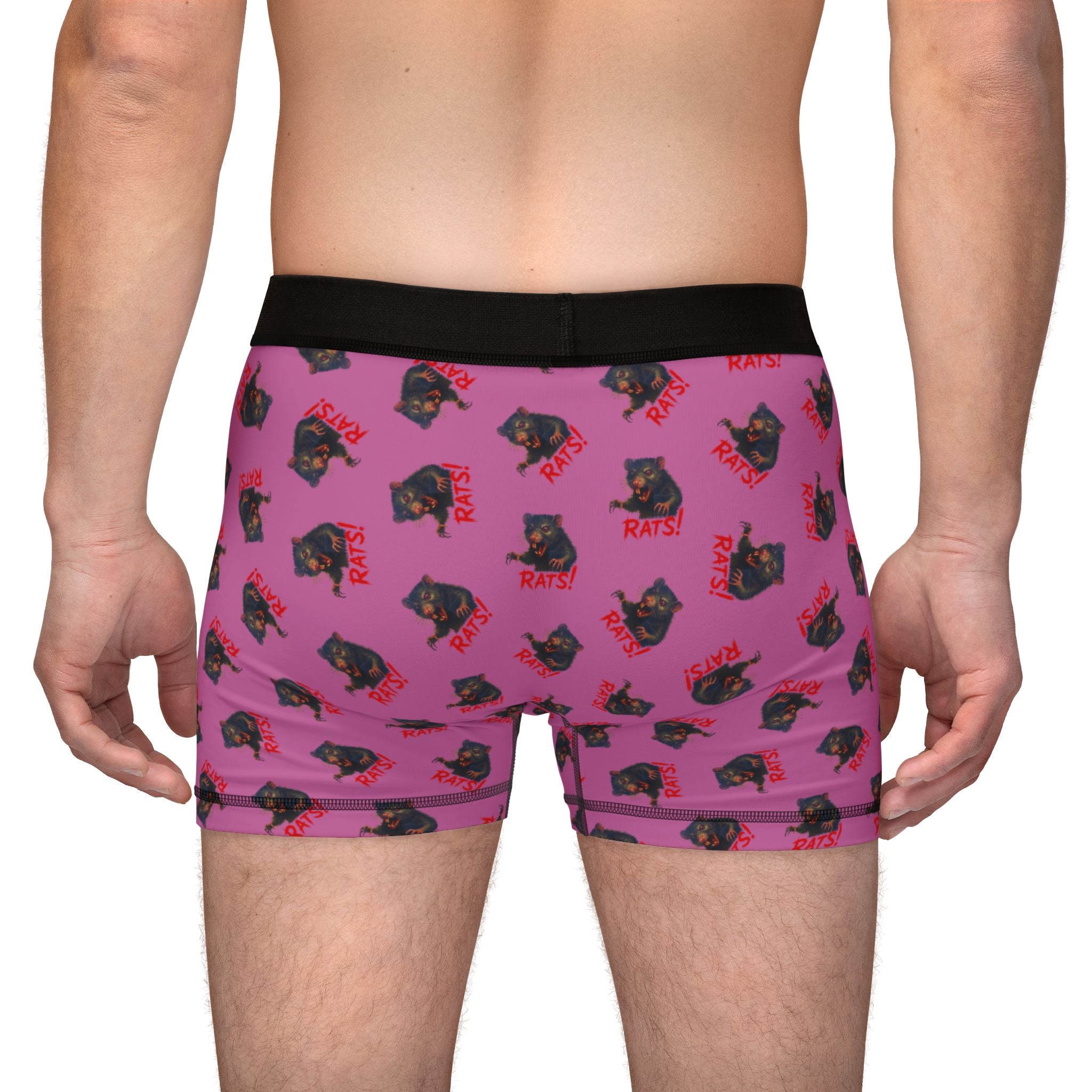 RUG: "RAT" (Multi) - Men's Boxer Briefs - Pink