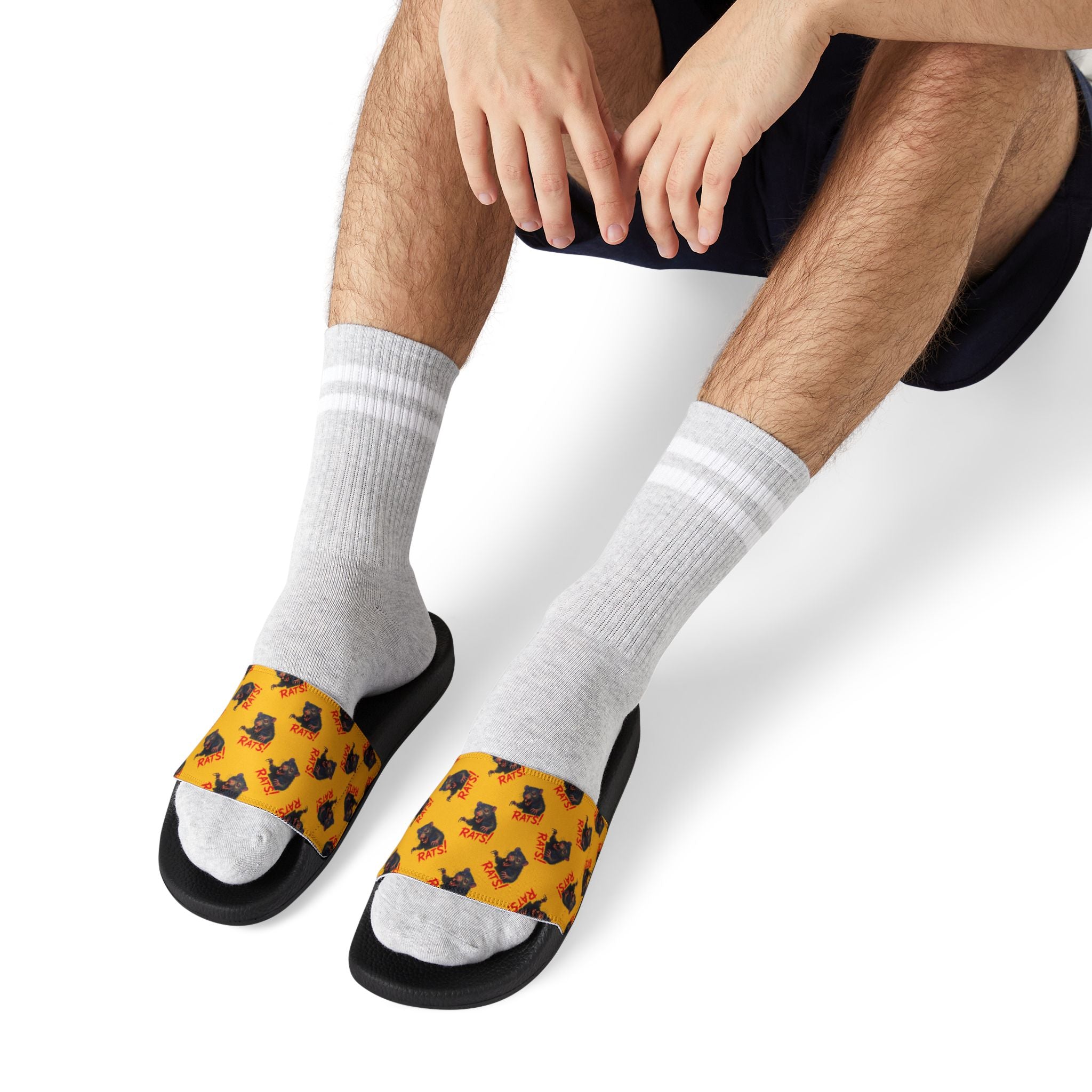 RFW: "RAT" (Multi) - Men's Removable-Strap Sandals (Yellow)