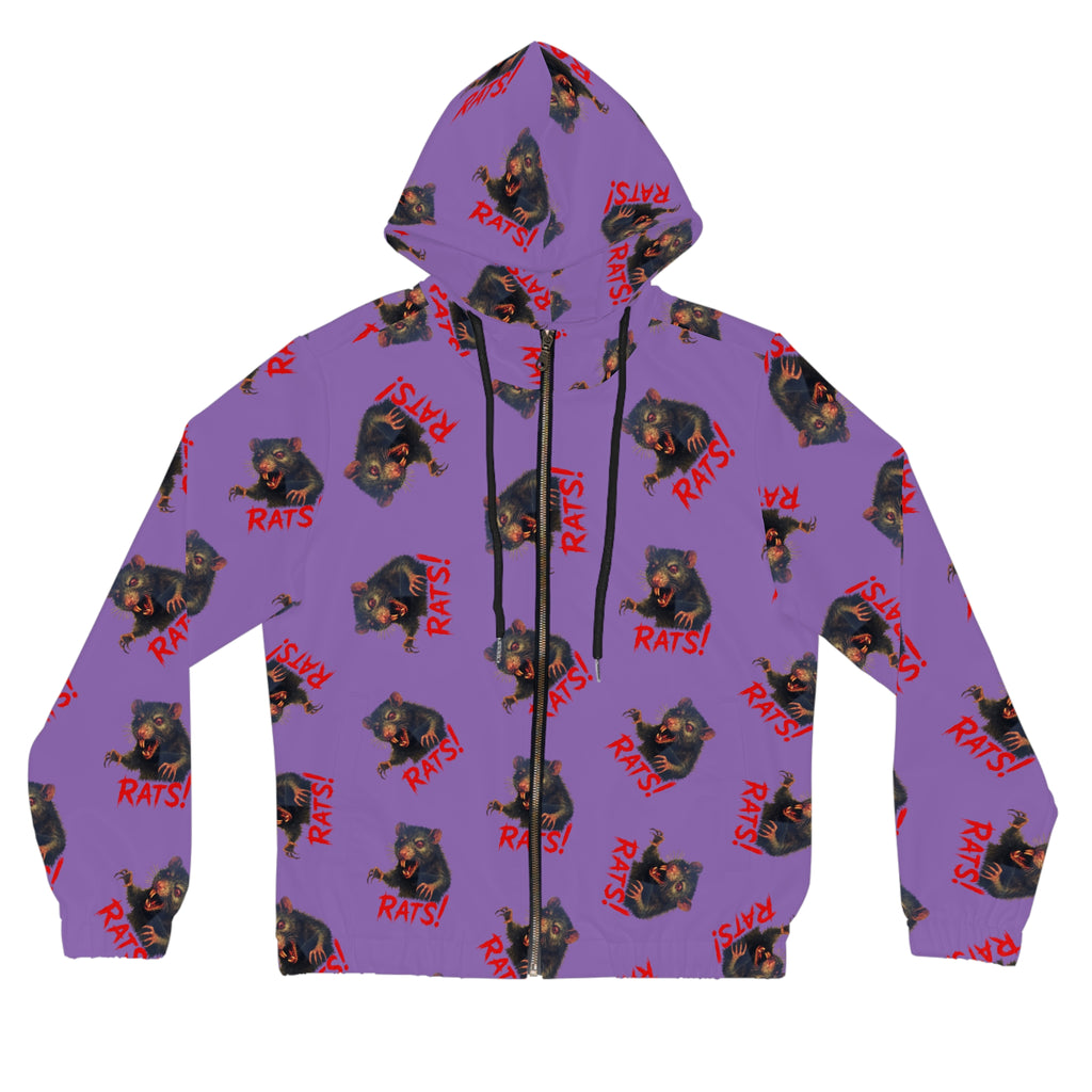RHD: "RAT" (Multi) - Women’s Full-Zip Hoodie - Lavender