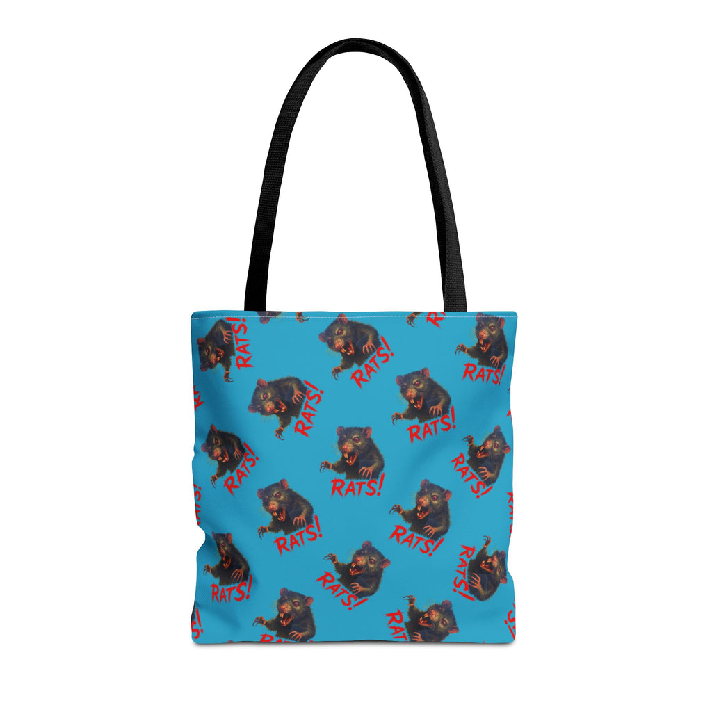 RTB: "RAT" (Multi) - Tote Bag - Turquoise