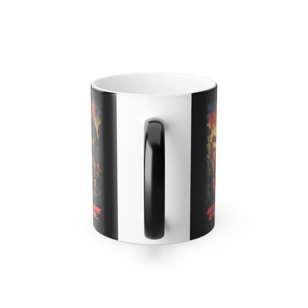 RMG: "Rats! Horror Movie! In The Beginning..." Movie Title Logo - Color Morphing Mug - 11oz