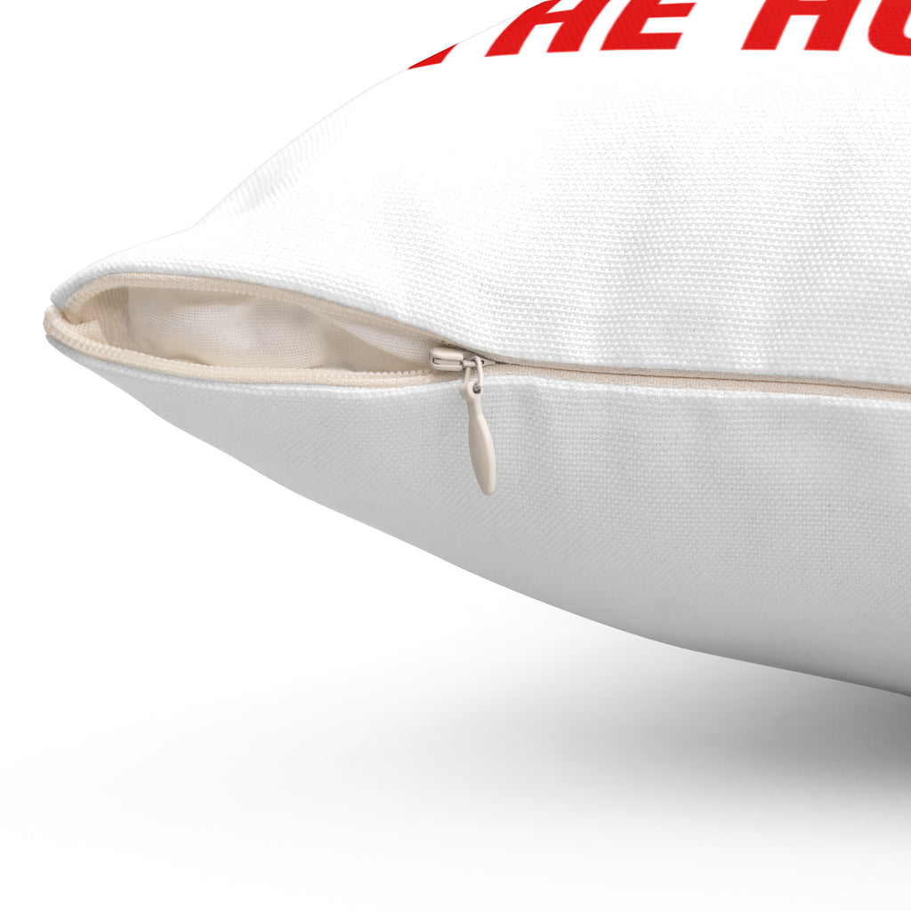 RPW: "Fear the Rats! Embrace the Horror!" - Polyester Throw Pillow (White)