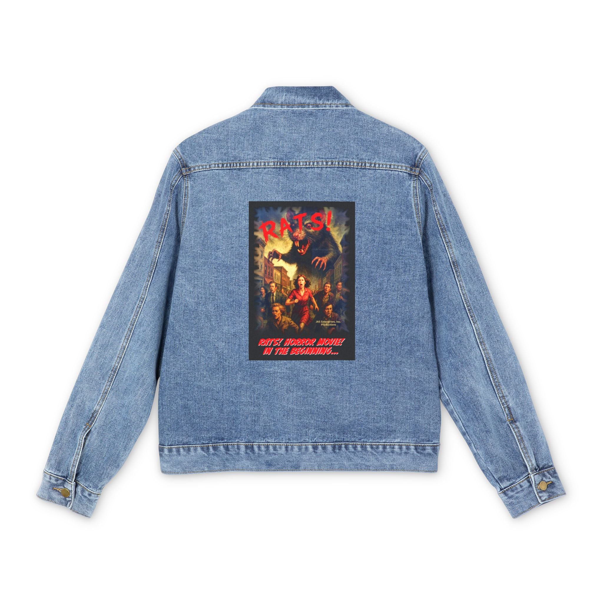 RJK: "RATS!" Movie Title Logo - Vintage Denim Jacket