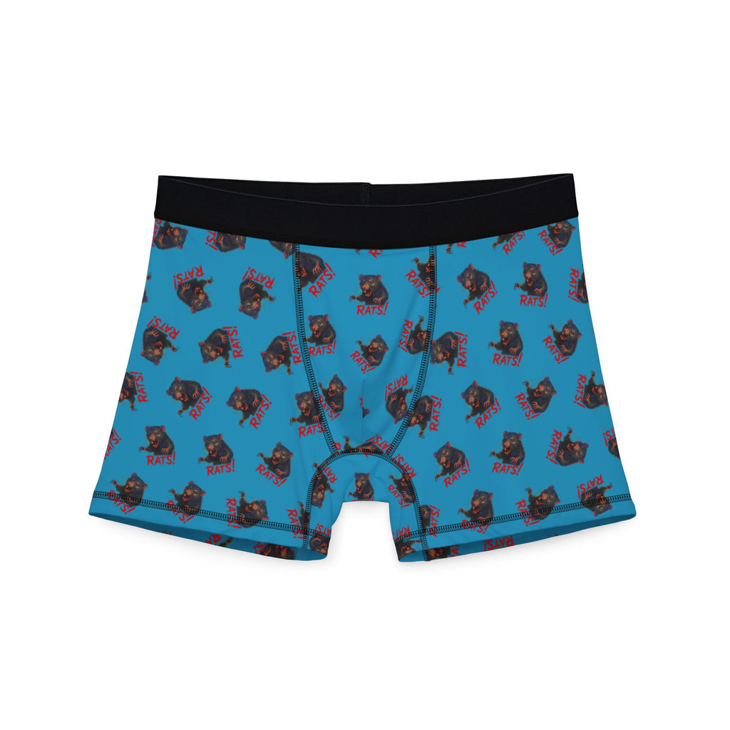 RUG: "RAT" (Multi) - Men's Boxer Briefs - Turquoise