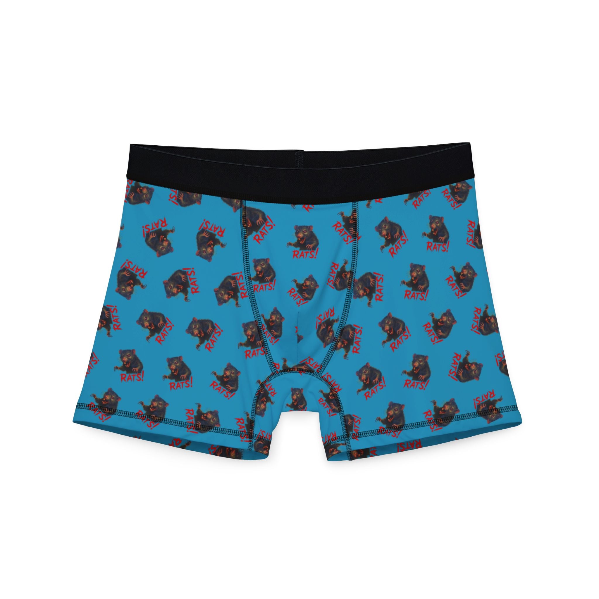 RUG: "RAT" (Multi) - Men's Boxer Briefs - Turquoise