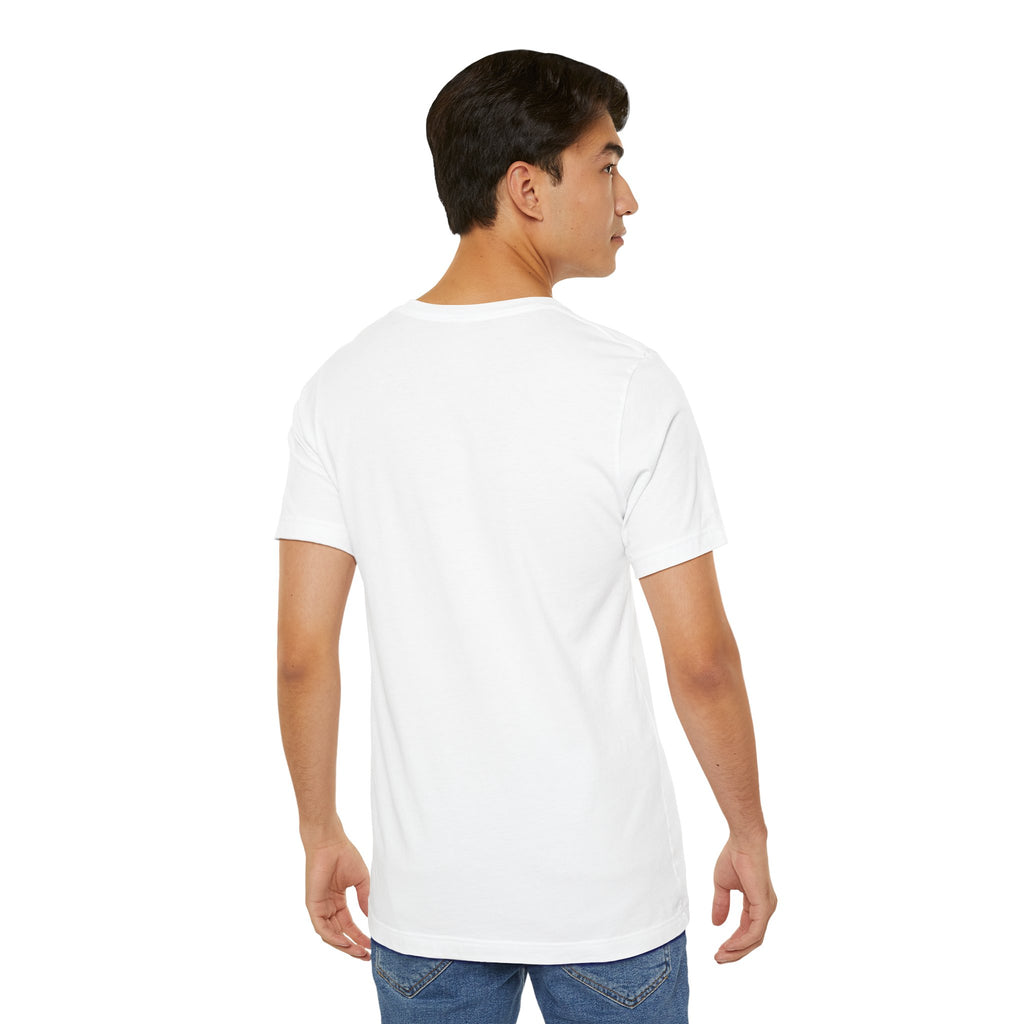 RTS: "RATS!" Small Logo (Front) - Unisex Jersey Short Sleeve Lightweight Tee (White)