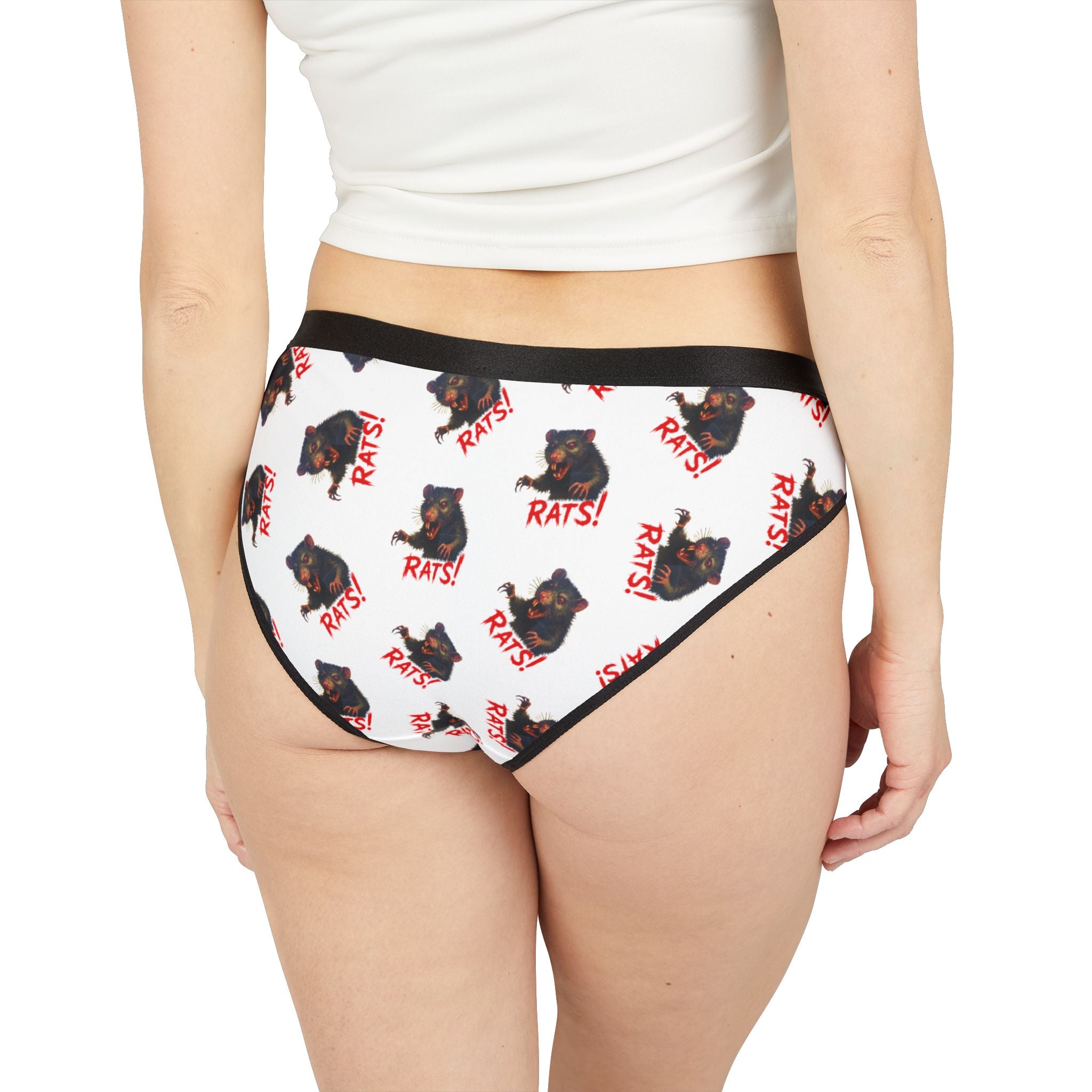 RUG: "RAT" (Multi) - Women's Panties - White