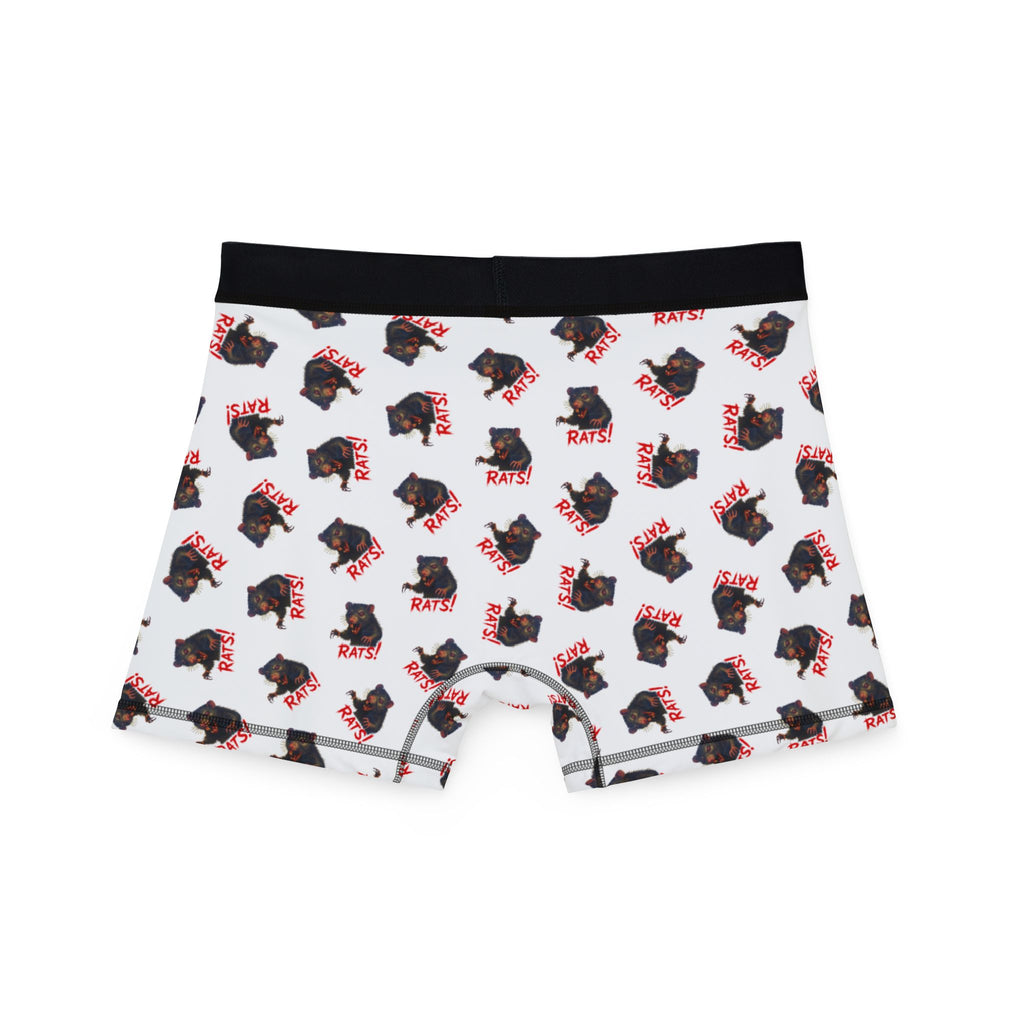 RUG: "RAT" (Multi) - Men's Boxer Briefs - White