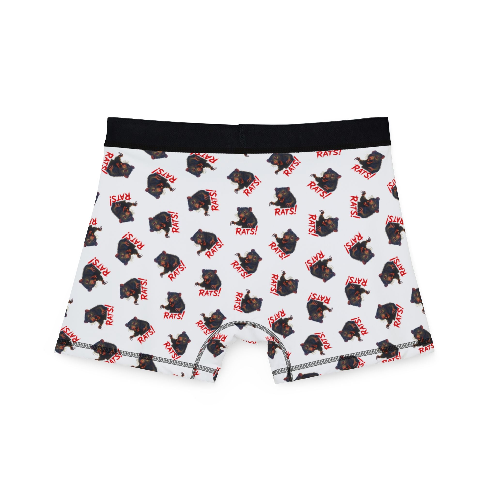 RUG: "RAT" (Multi) - Men's Boxer Briefs - White