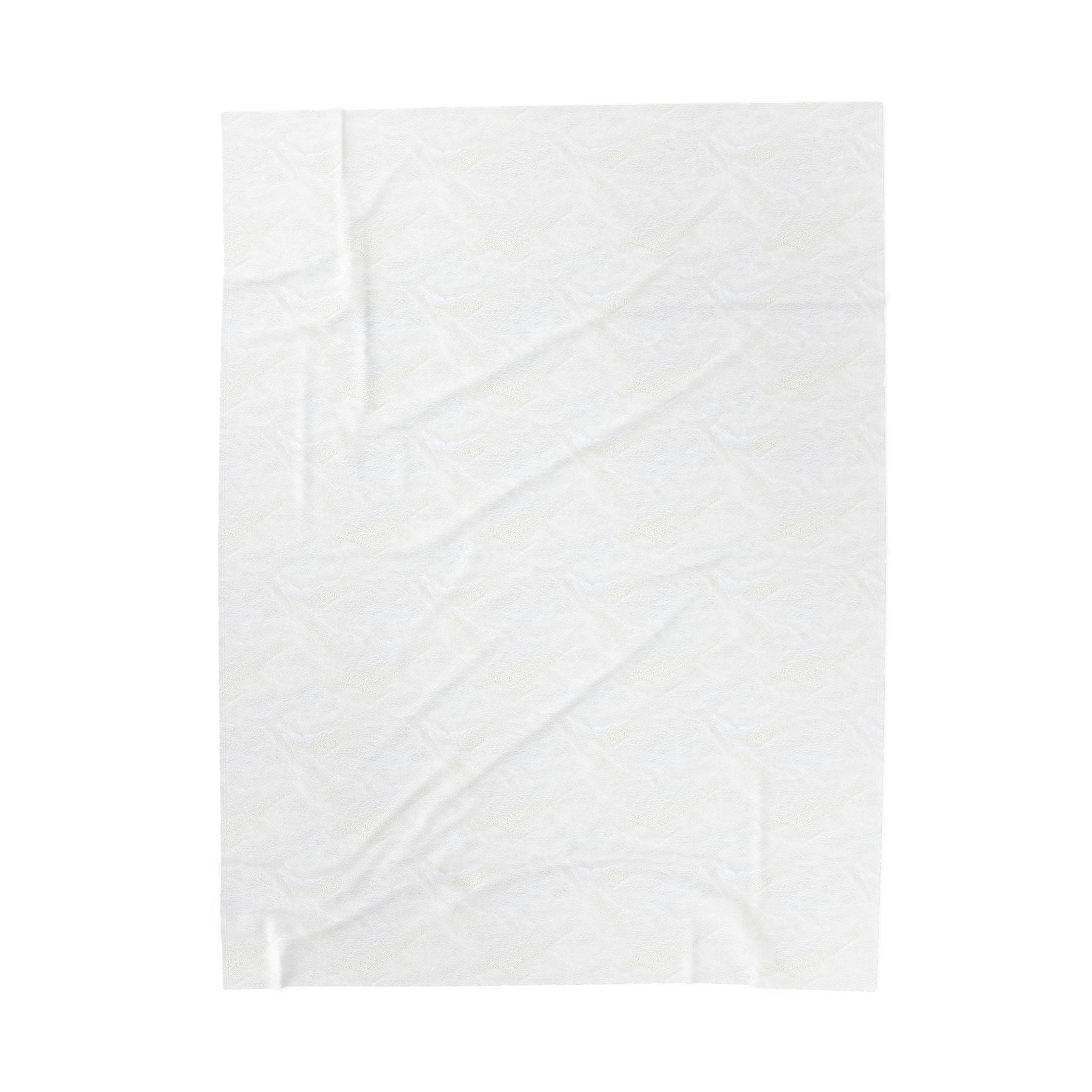 RBL: "RATS!" Logo - In The Beginning... - Velveteen Plush Blanket (White)