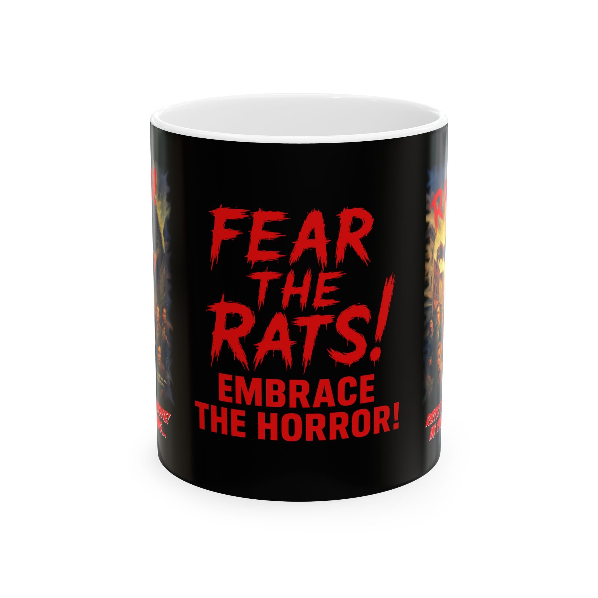 RMG: "Rats! Horror Movie! In The Beginning..." Movie Title Logo - Ceramic Mug (11oz, 15oz)