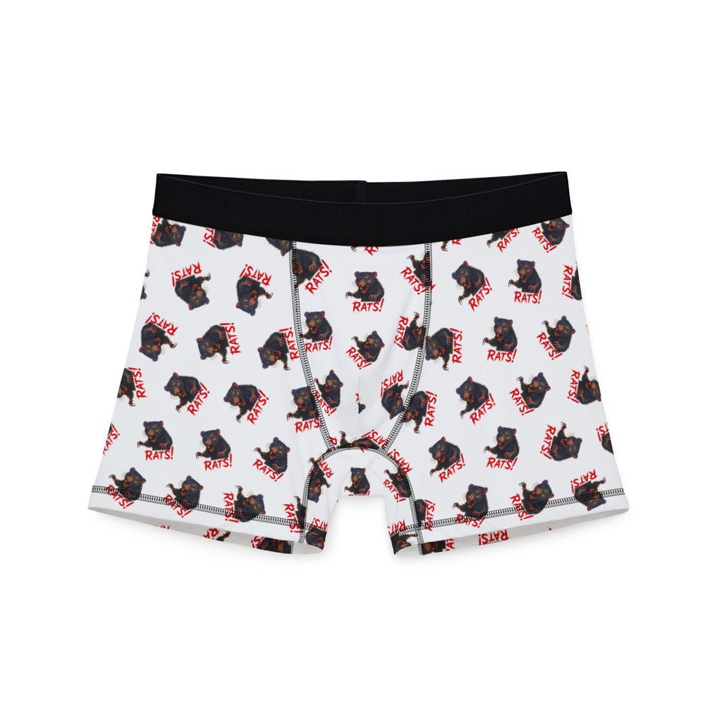 RUG: "RAT" (Multi) - Men's Boxer Briefs - White