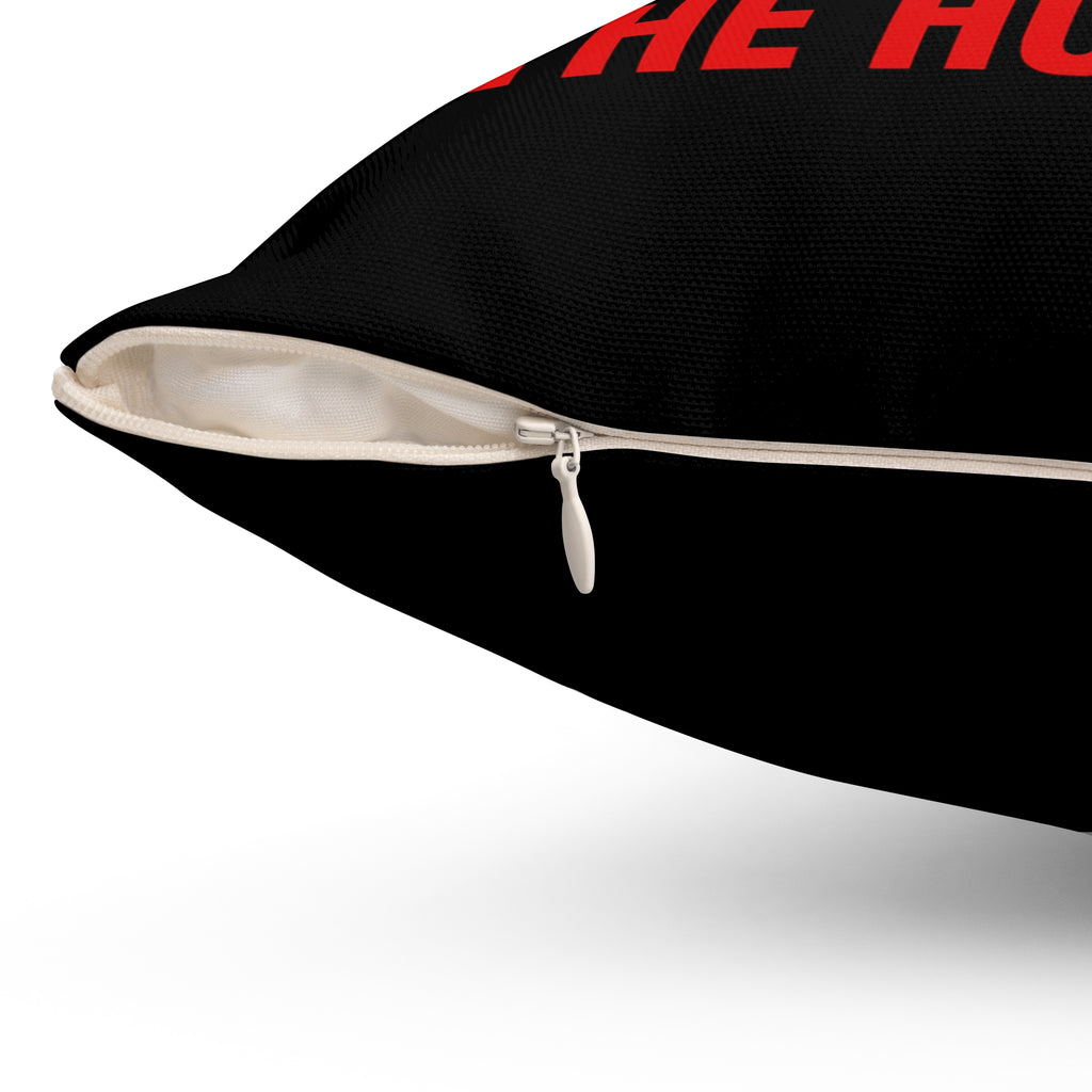 RPW: "Fear the Rats! Embrace the Horror!" - Polyester Throw Pillow (Black)