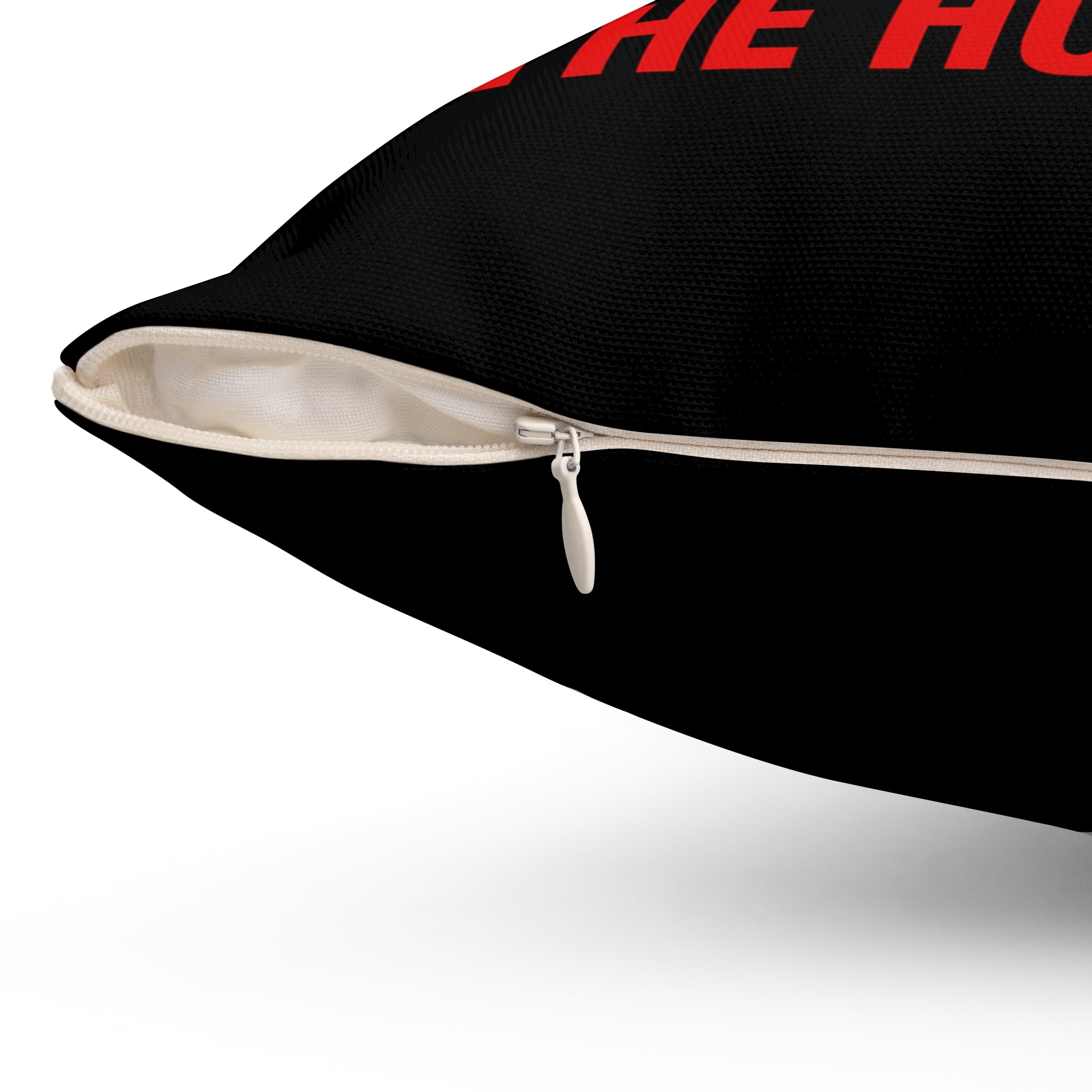 RPW: "Fear the Rats! Embrace the Horror!" - Polyester Throw Pillow (Black)