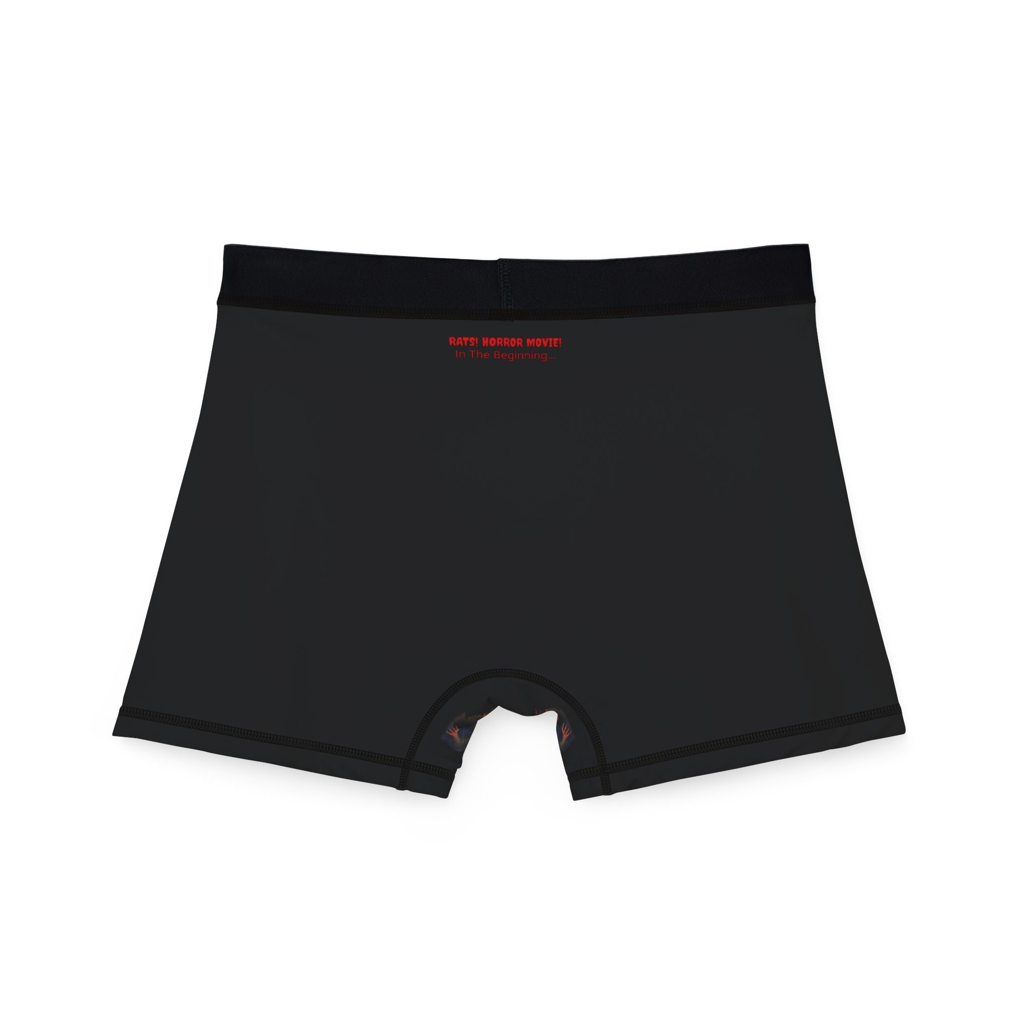 RUG: "RAT" - "RAT" Underneath - (Blank Back Side) - Men's Boxer Briefs - Black