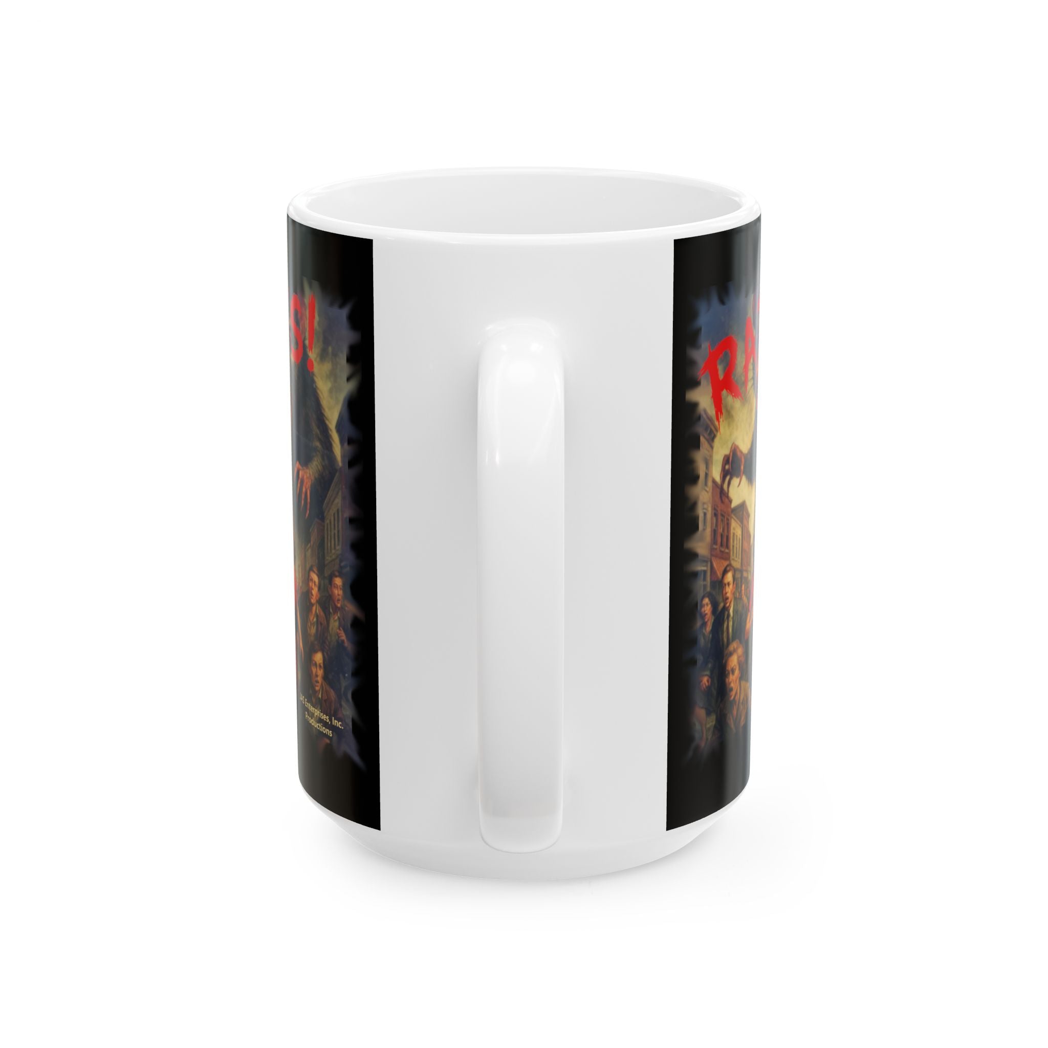 RMG: "Fear the Rats! Embrace the Horror!/RATS! Logo" - Ceramic Mug (11oz, 15oz)