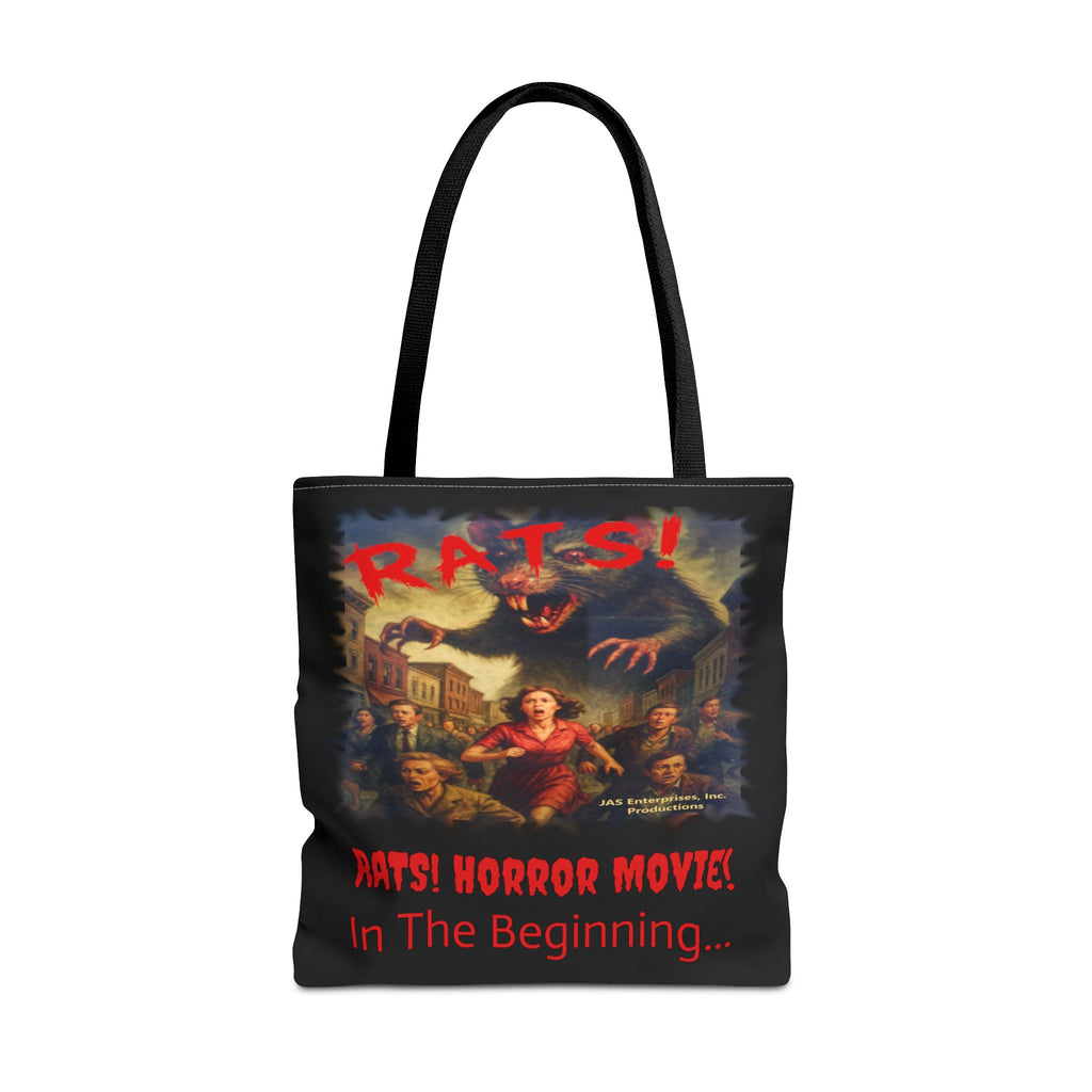 RTB: "RATS!" Logo - Tote Bag - Black