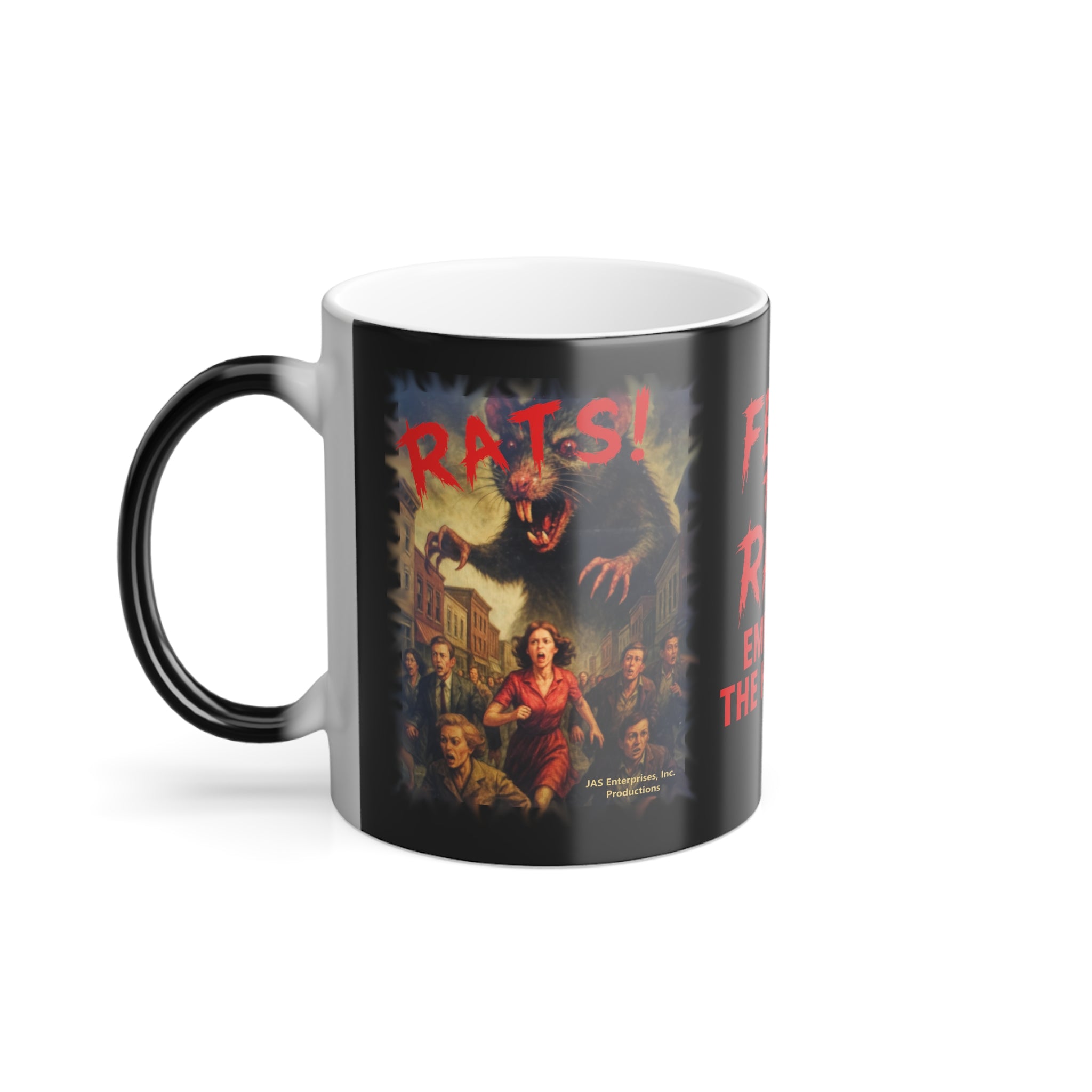 RMG: "Fear the Rats! Embrace the Horror!/RATS! Logo" - Color Morphing Mug - 11oz