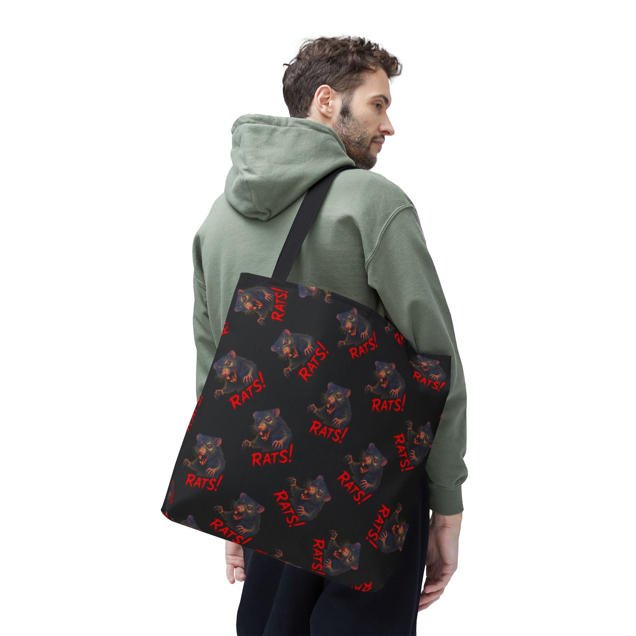RTB: "RAT" (Multi) - Tote Bag - Black