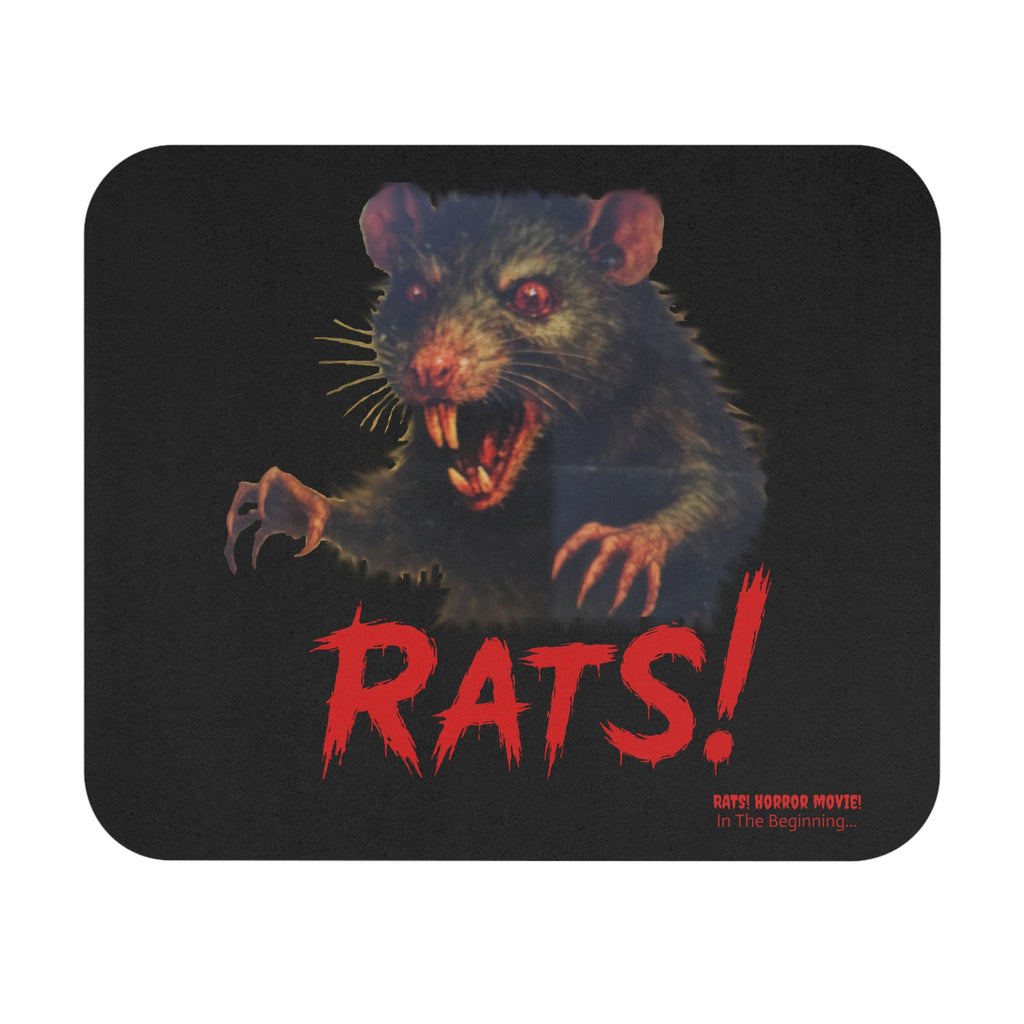 RHO: "RAT!" - Mouse Pad - Black