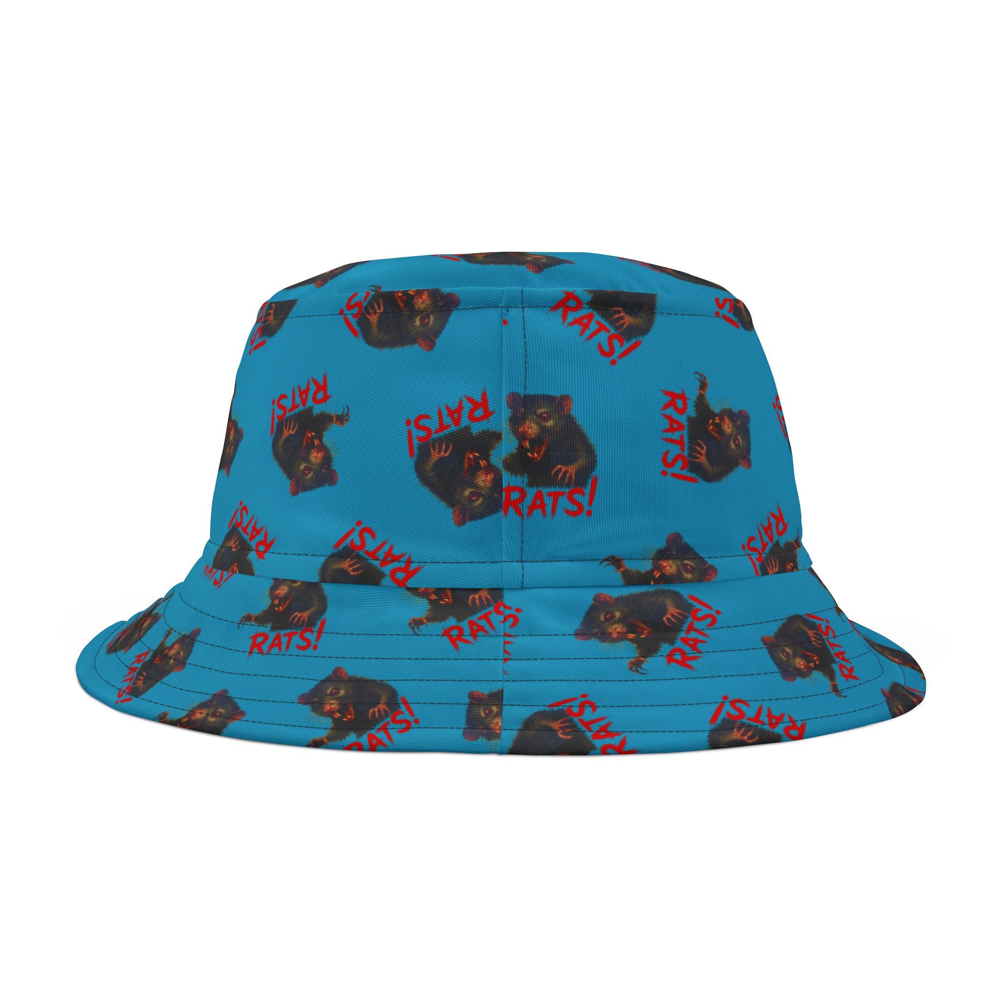 RHT: "RAT" (Multi) - Bucket Hat - Turquoise