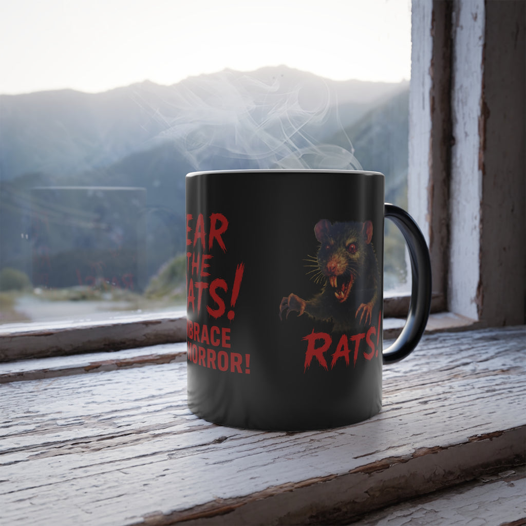 RMG: "Fear the Rats! Embrace the Horror!/RAT" - Color Morphing Mug - 11oz