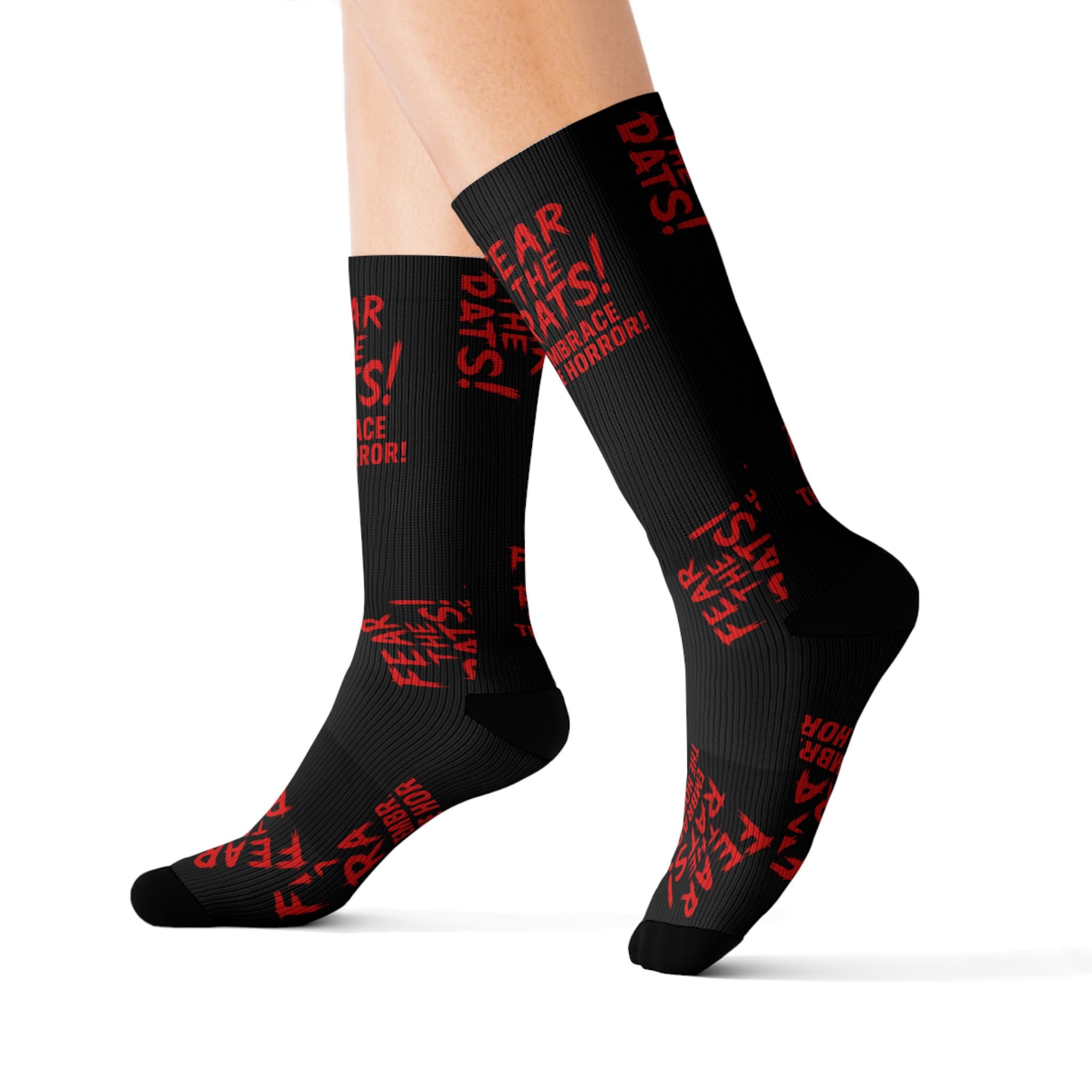 RFW: "Fear the Rats! Embrace the Horror!" - Unisex Socks - Black