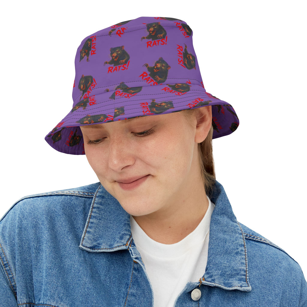 RHT: "RAT" (Multi) - Bucket Hat - Lavender