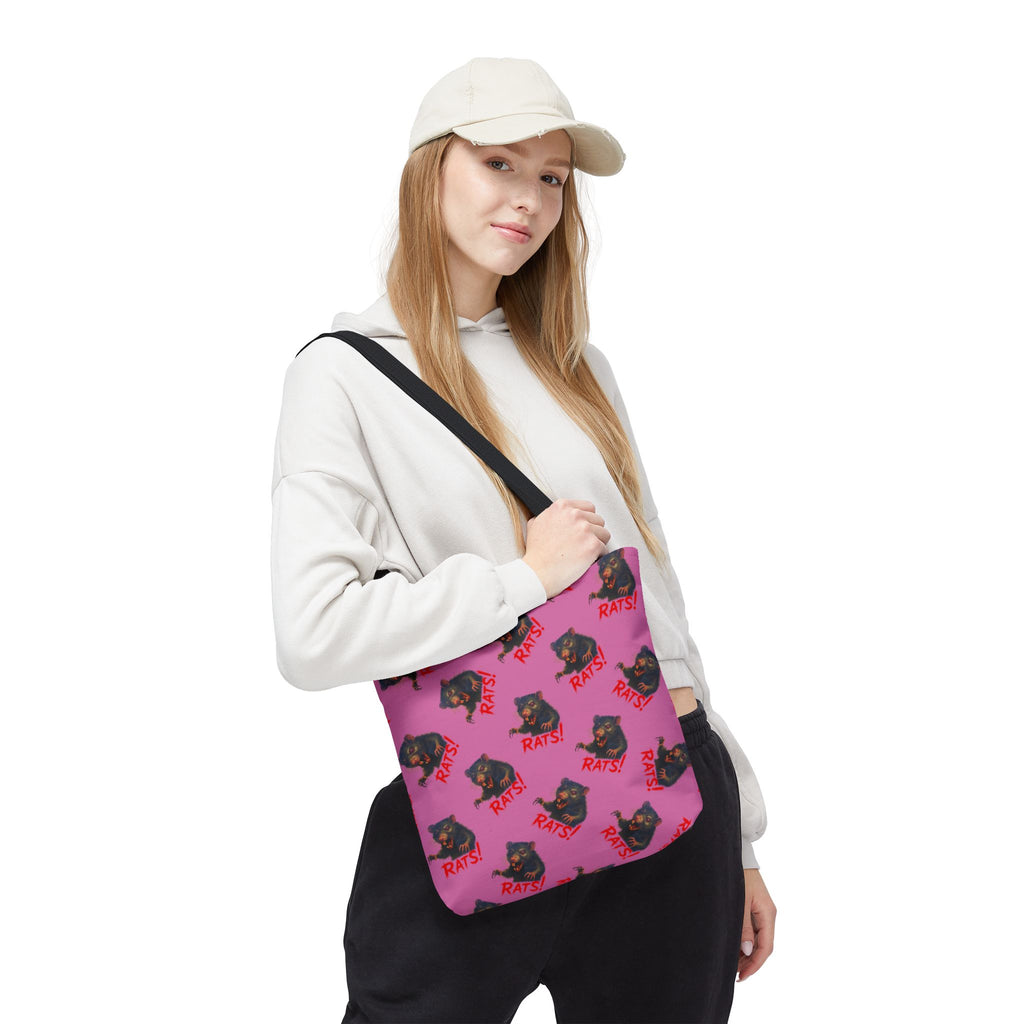 RTB: "RAT" (Multi) - Tote Bag - Pink