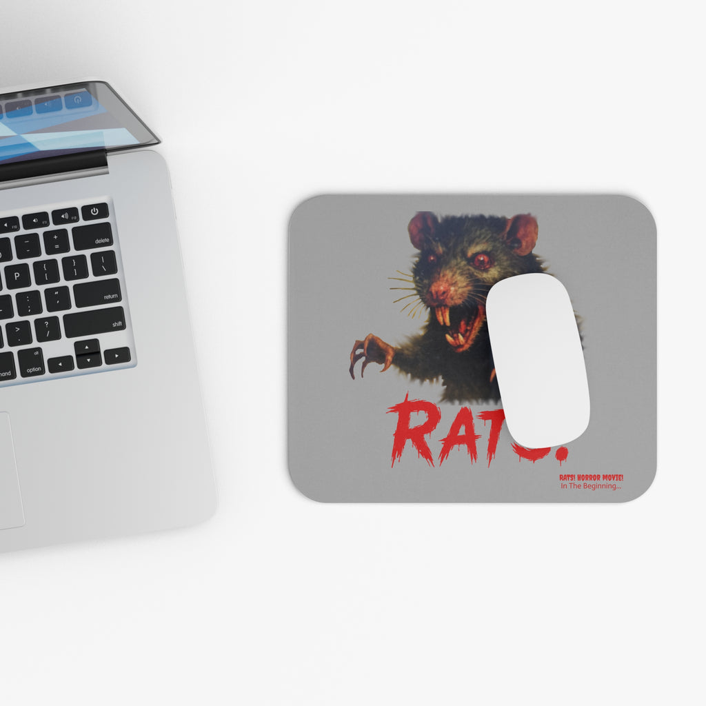 RHO: "RAT!" - Mouse Pad - Light Grey
