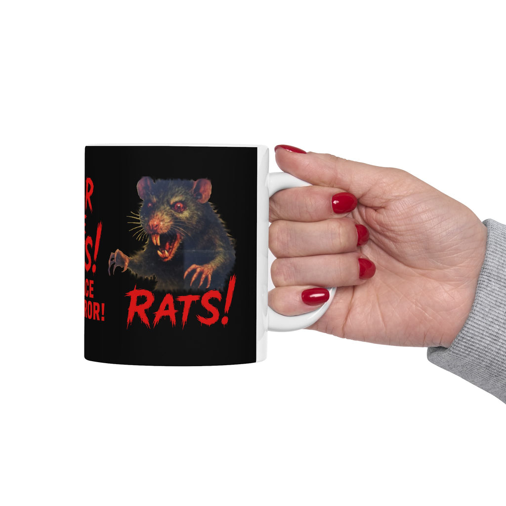 RMG: "Fear the Rats! Embrace the Horror!/RAT" - Ceramic Mug (11oz, 15oz)