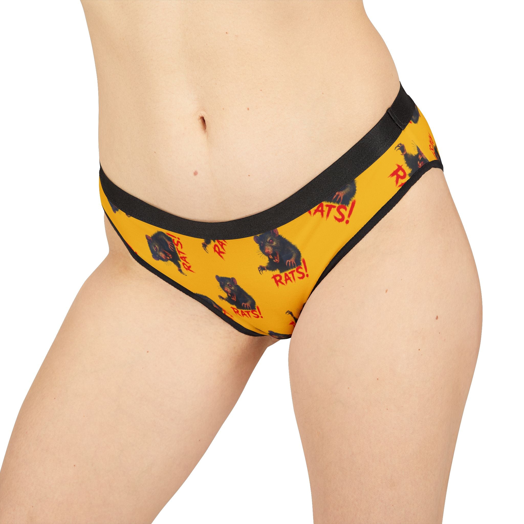 RUG: "RAT" (Multi) - Women's Panties - Yellow