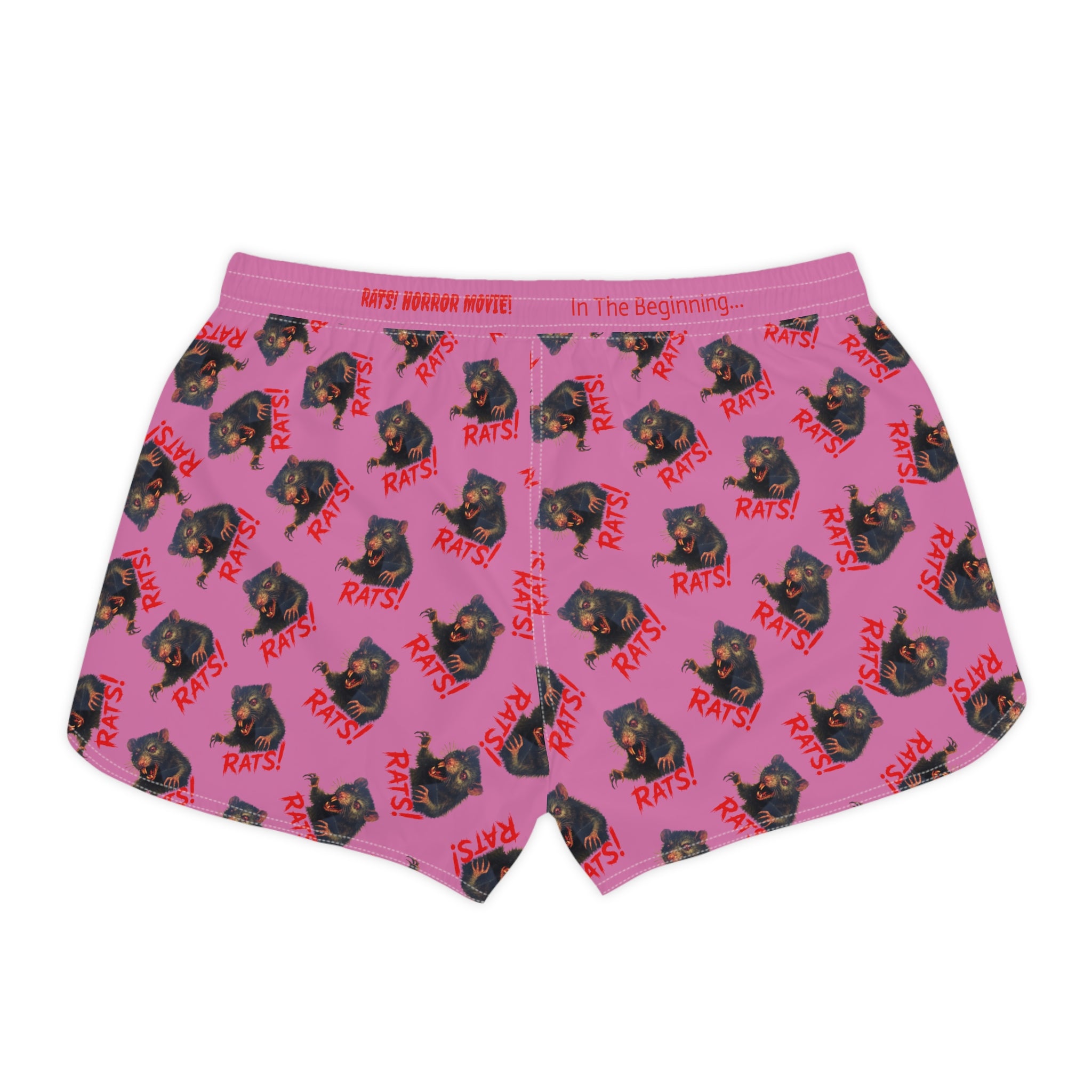 RAW: "RAT" (Multi) - Women's Casual Shorts - Pink
