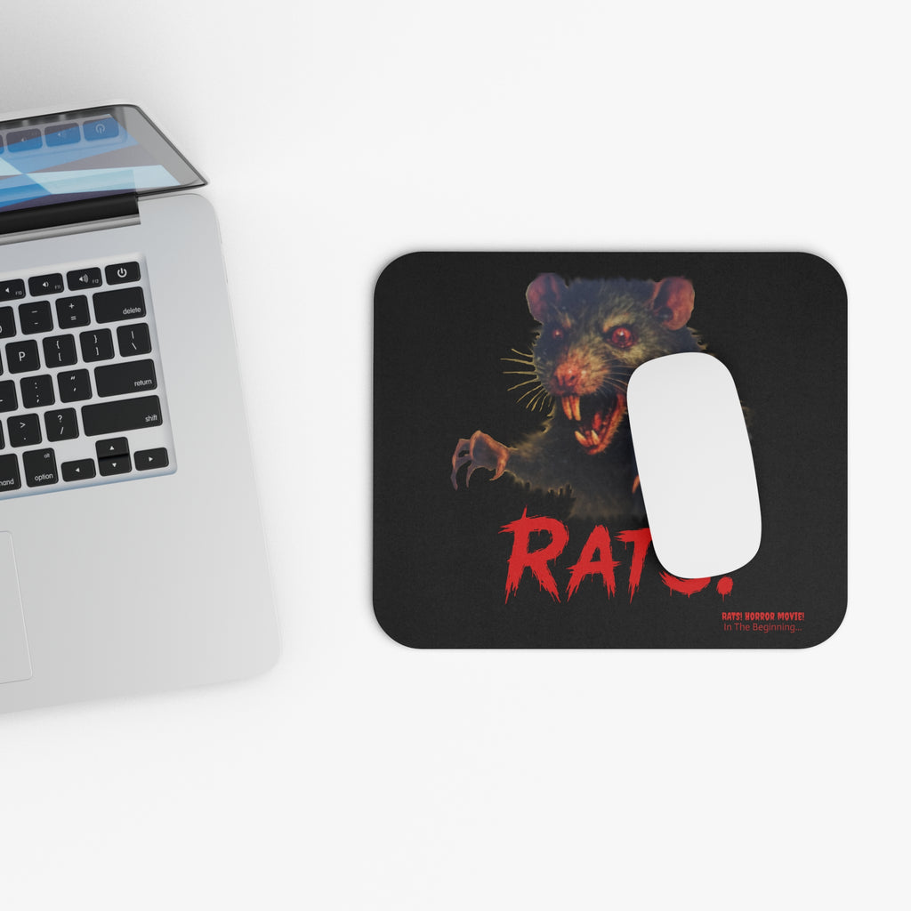 RHO: "RAT!" - Mouse Pad - Black