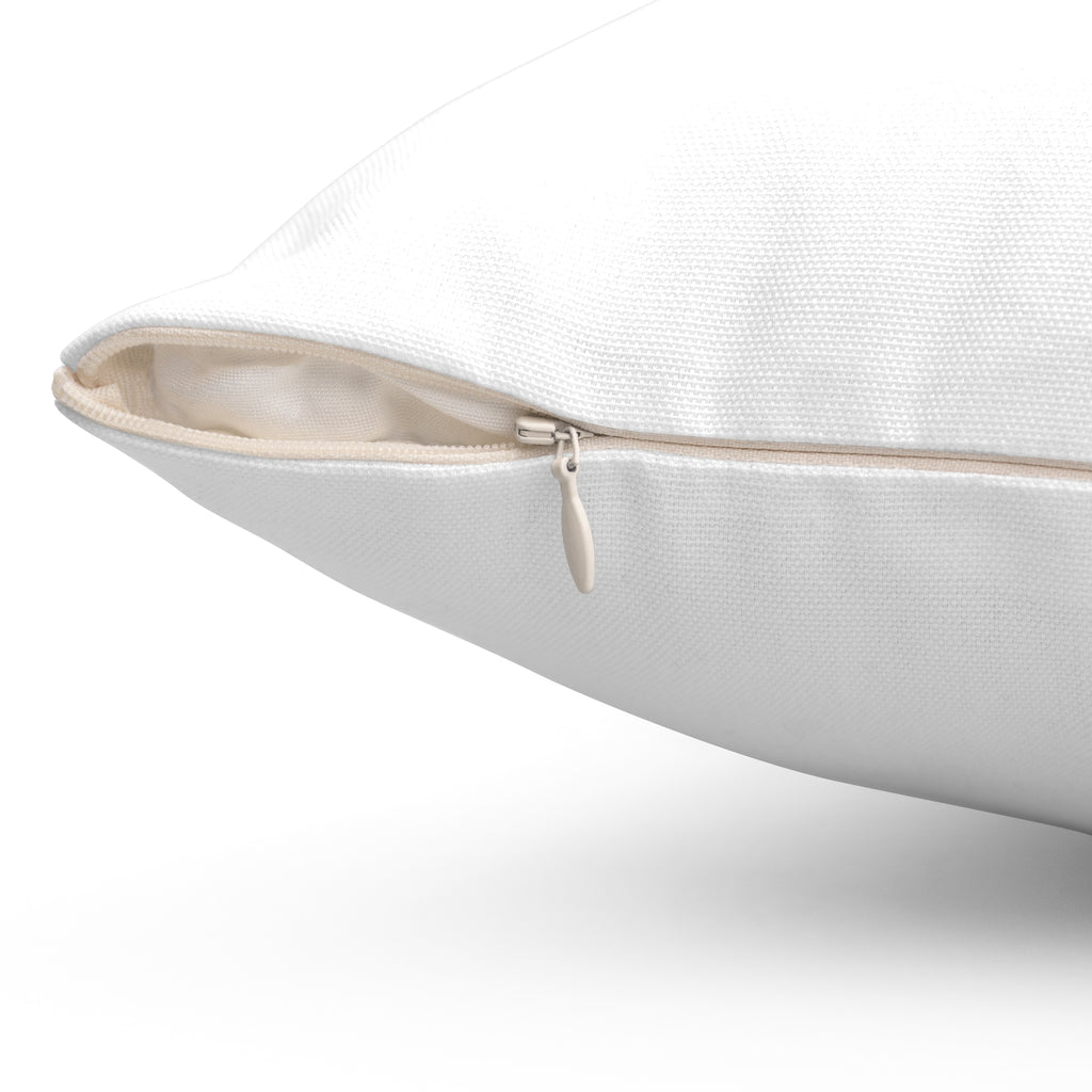 RPW: "RAT" - Polyester Throw Pillow (White)