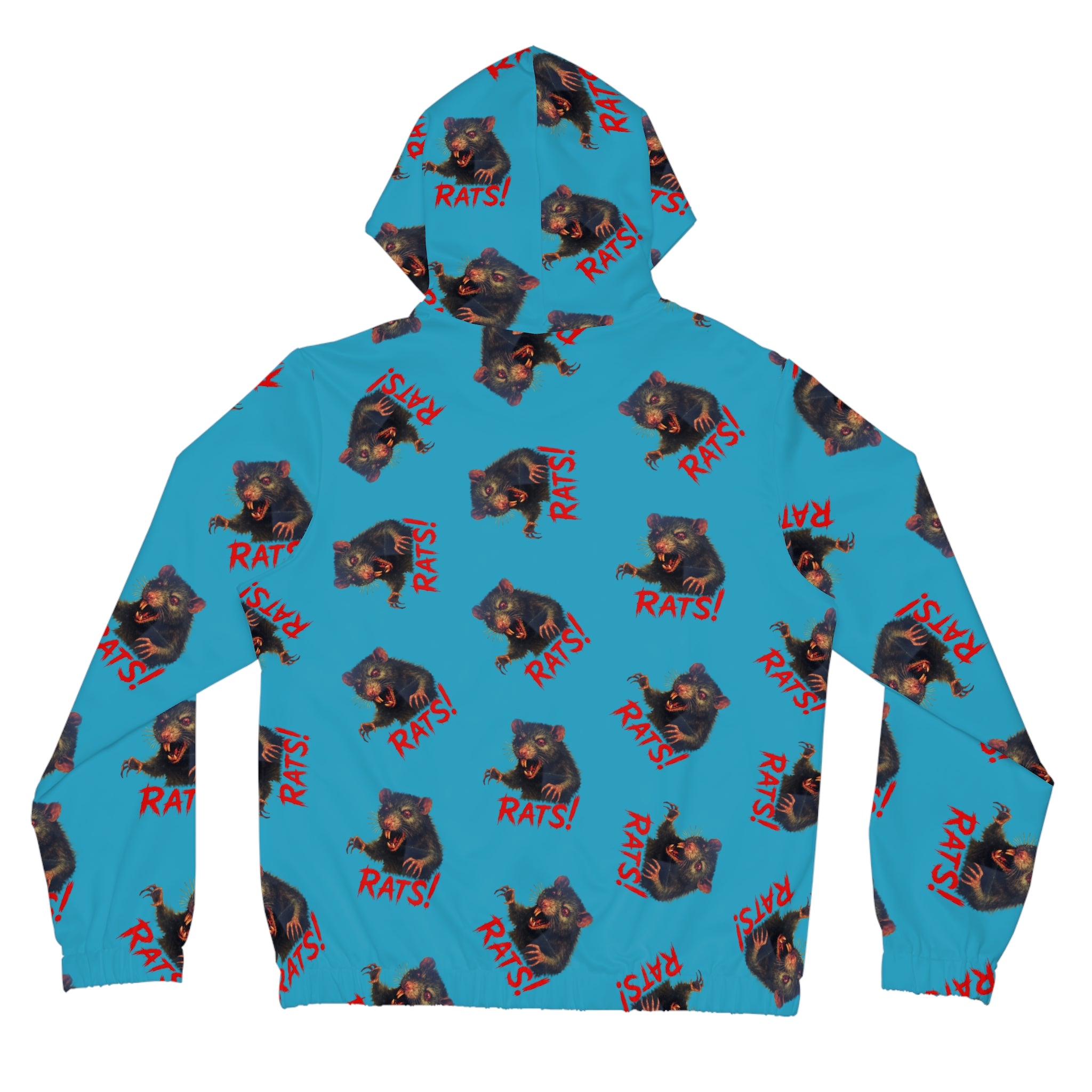 RHD: "RAT" (Multi) - Movie Title Logo - Women’s Full-Zip Hoodie - Turquoise