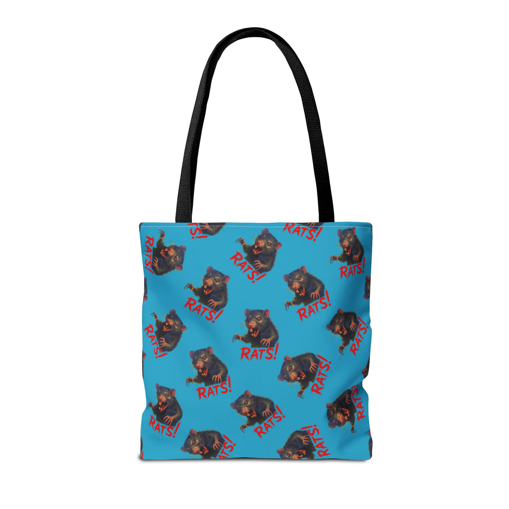 RTB: "RAT" (Multi) - Tote Bag - Turquoise