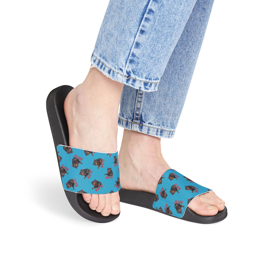 RFW: "RAT" (Multi) - Women's Removable-Strap Sandals (Turquoise)