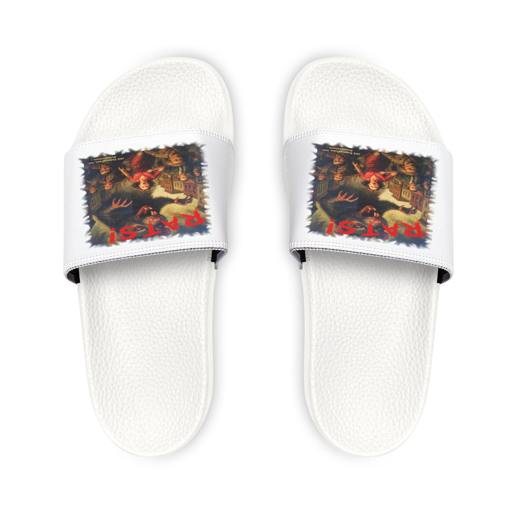 RFW: "RATS!" Logo - Men's Removable-Strap Sandals (White)