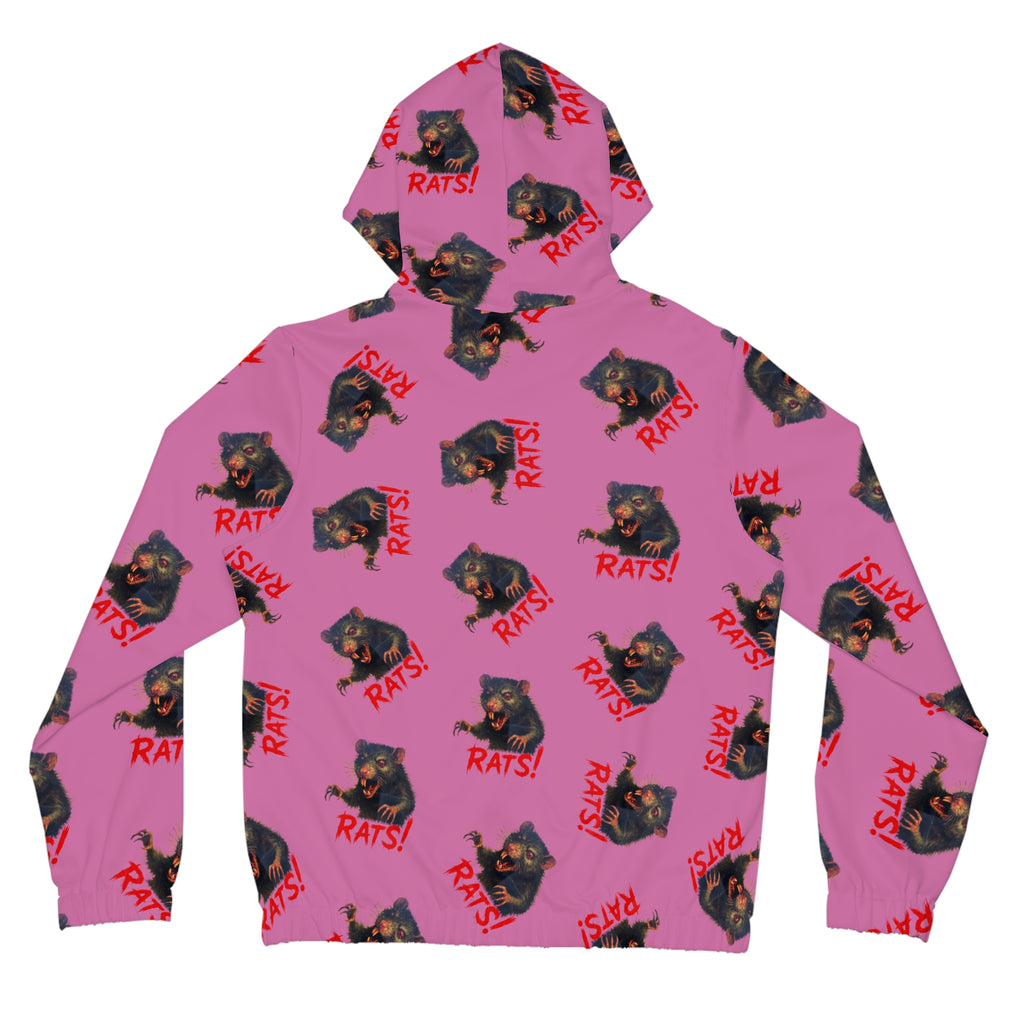 RHD: "RAT" (Multi) - Women’s Full-Zip Hoodie - Pink