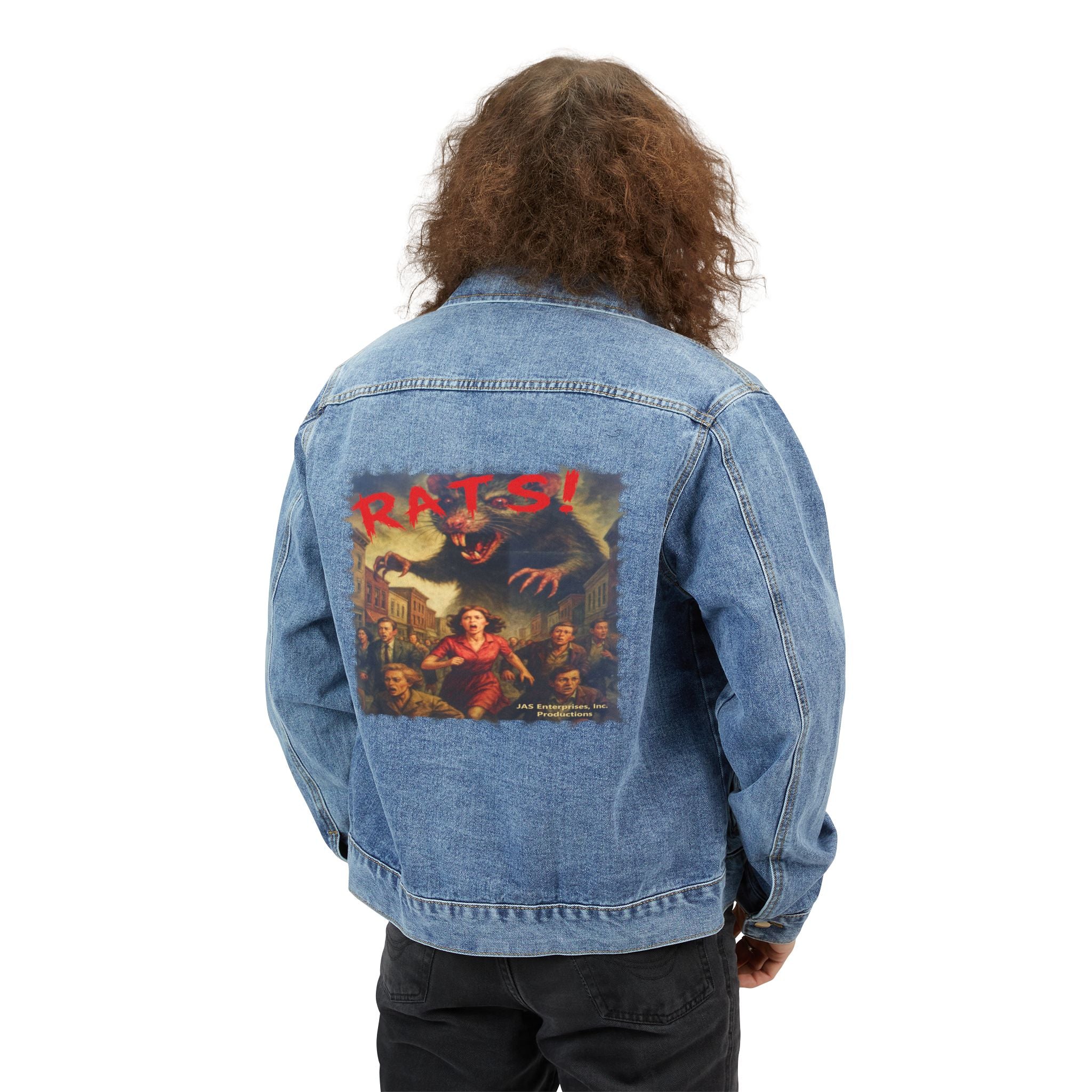 RJK: "RATS!" Logo - Vintage Denim Jacket