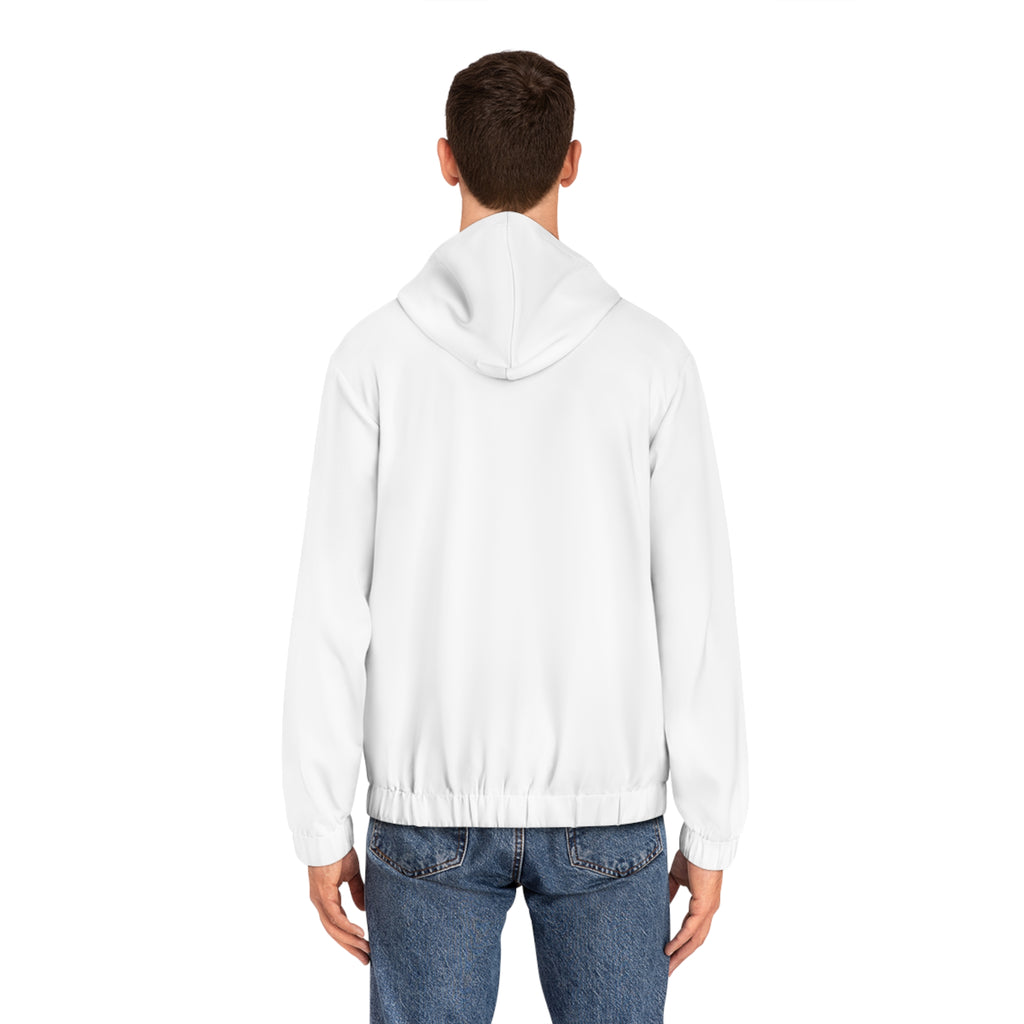 RHD: "RATS! - Movie Title Logo - Men's Full-Zip Hoodie - White